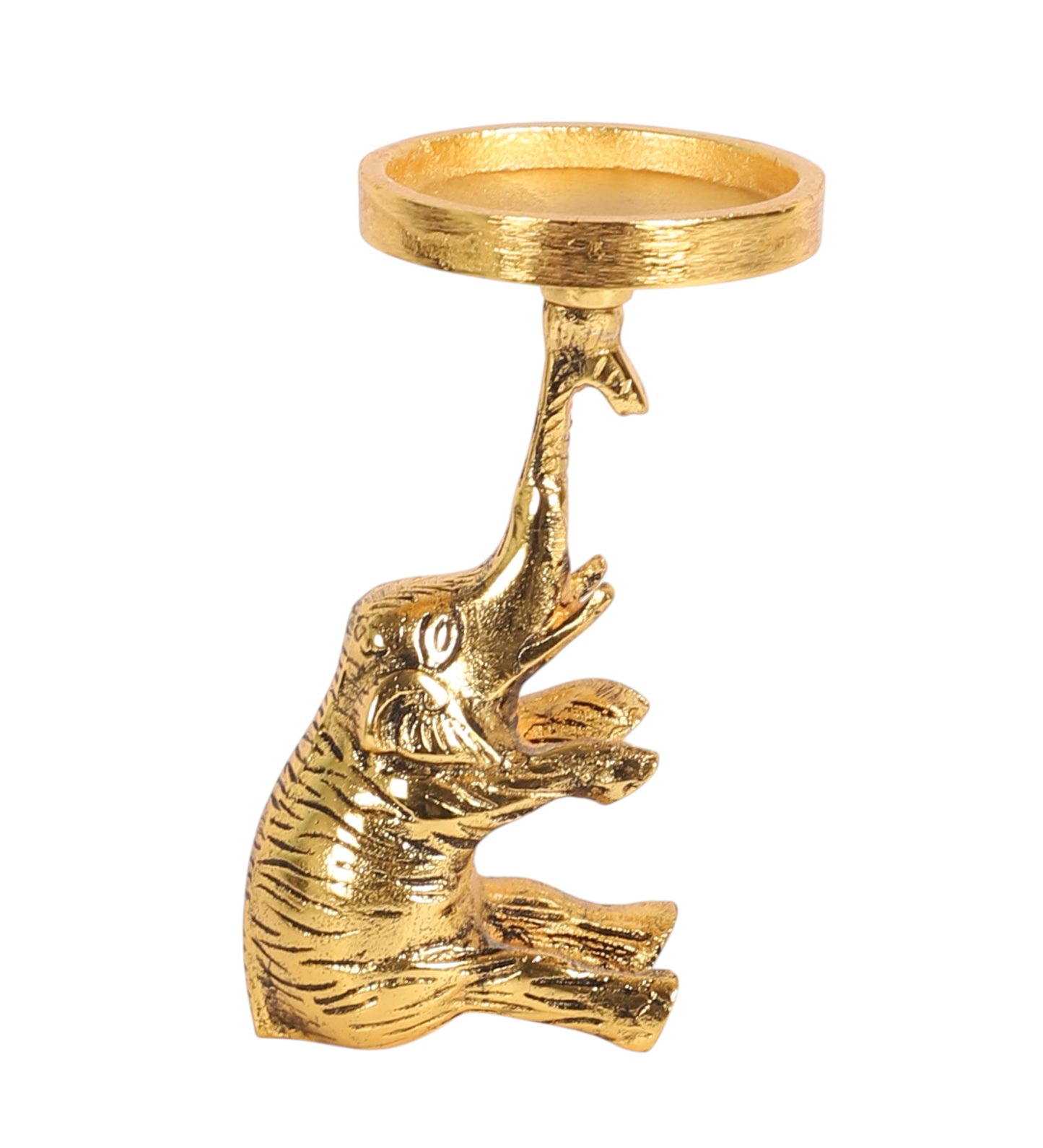 Elephant ALuminum Candle Stand
