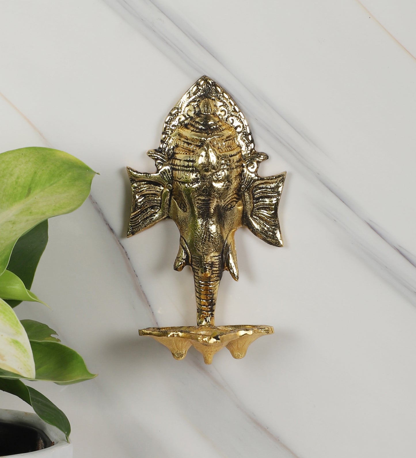 Wall Gold ALuminum Elephant DIa