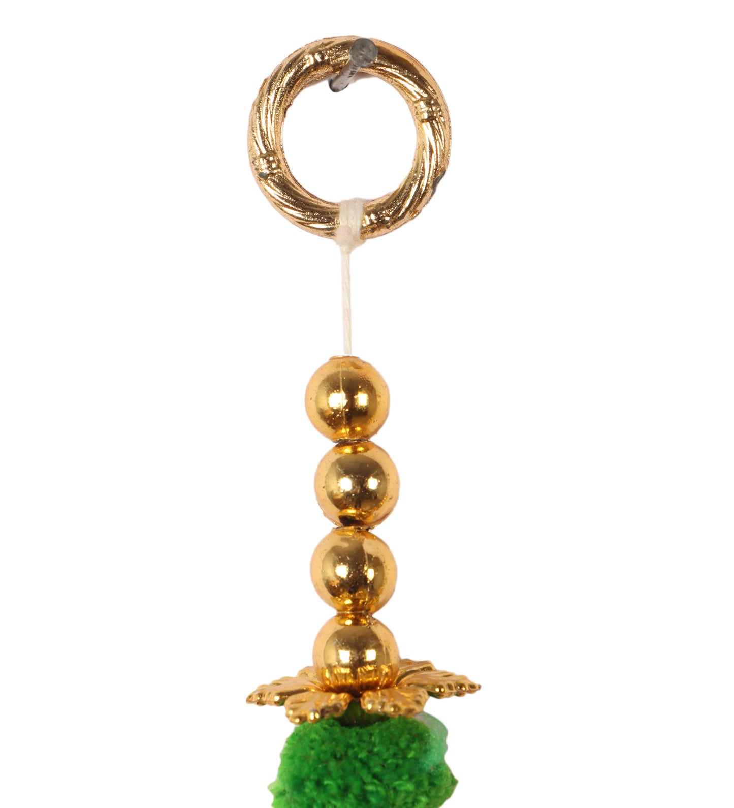 Multicolor Small Metal Bell Toran Set of 2