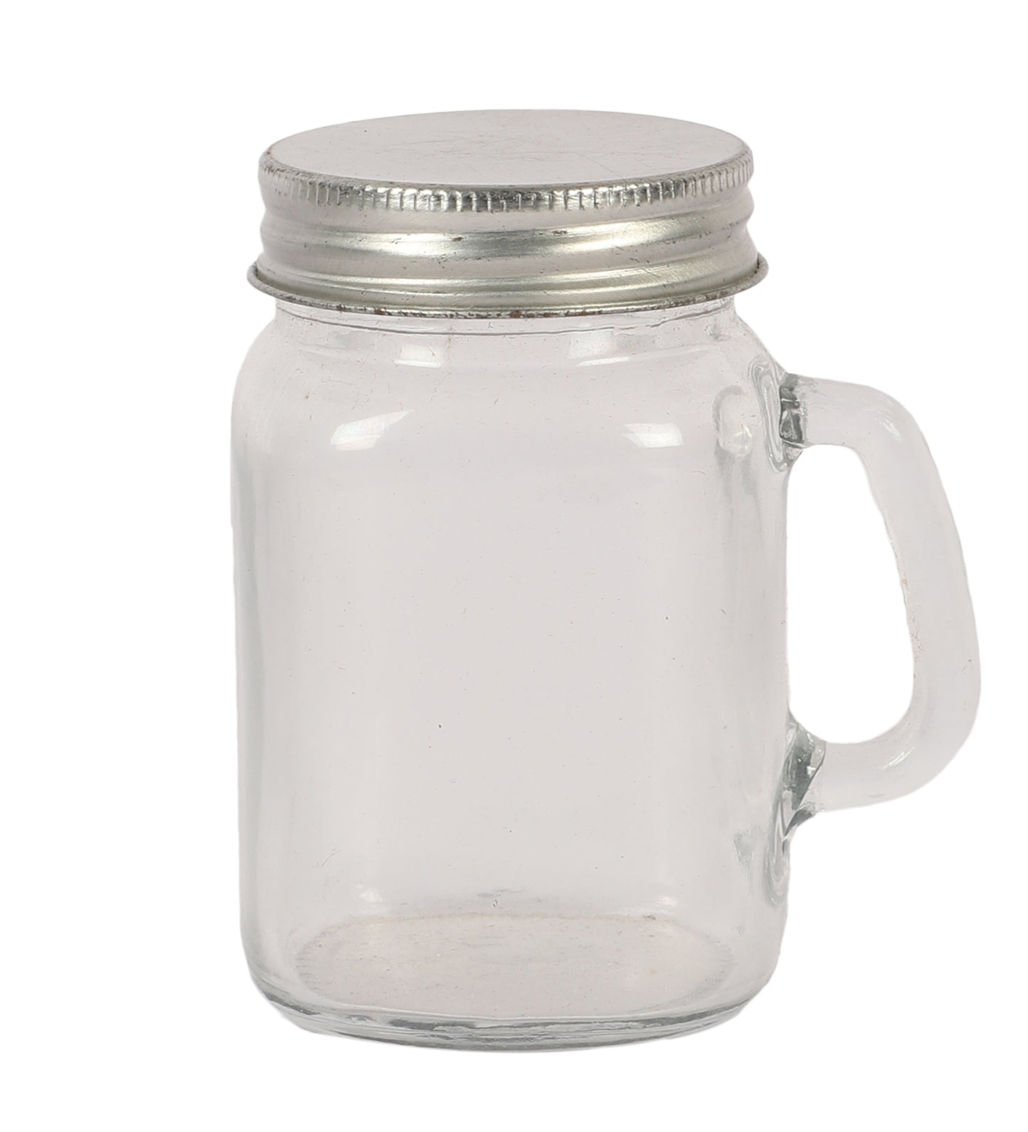 Set of 6 Mason Jars Glasses With Black Stand