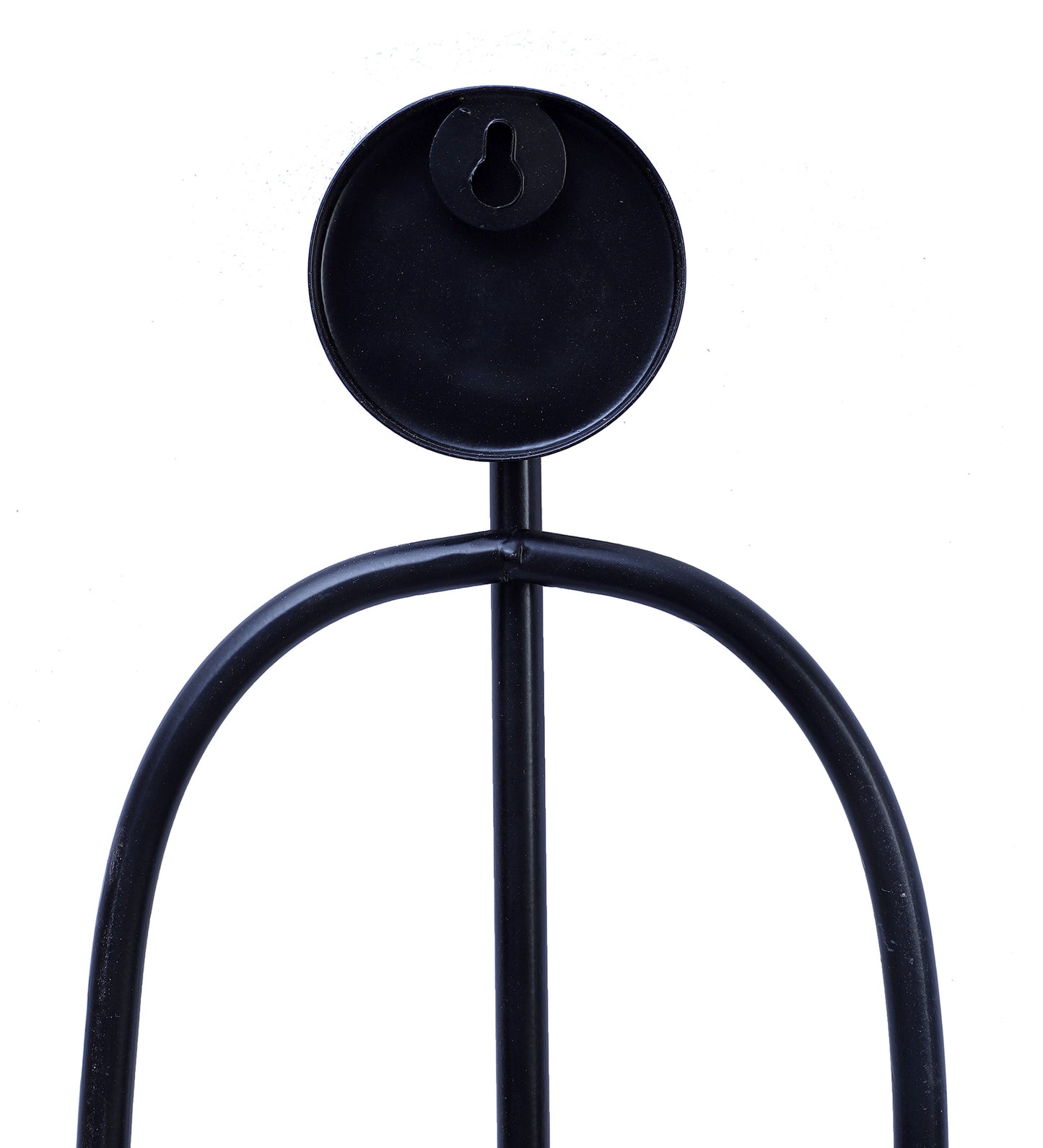Black Pipe Oval Clock