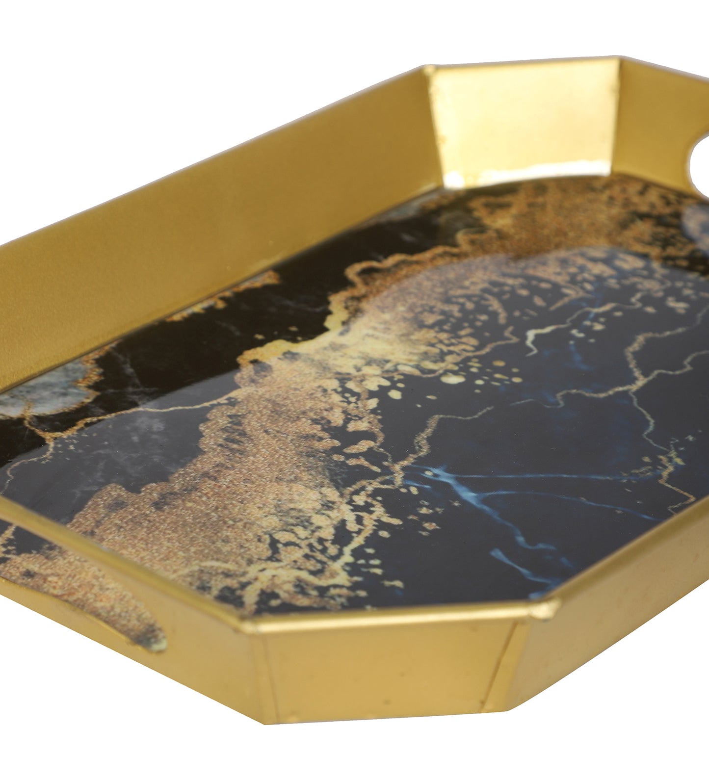 Big Blue Rectangular Tray