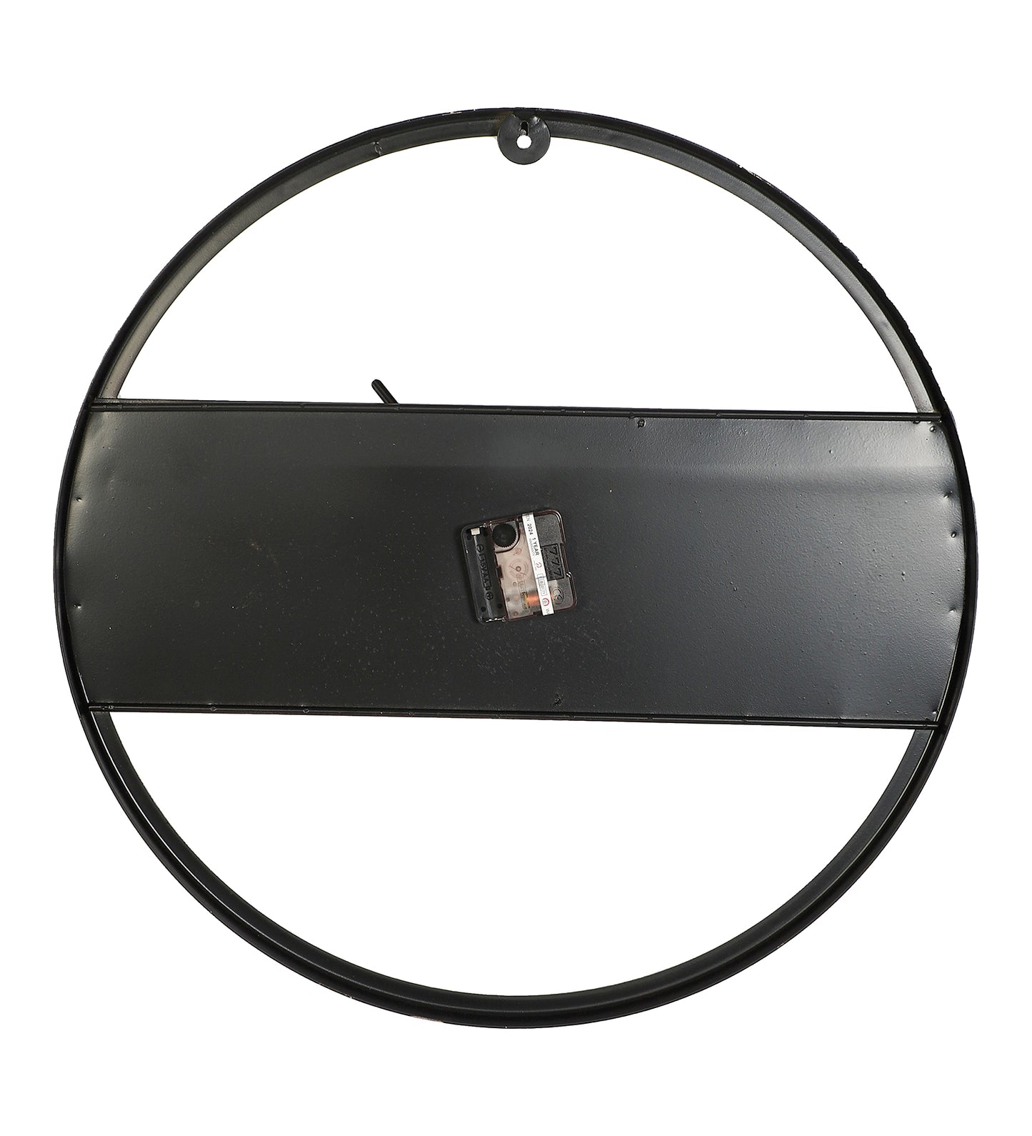 Black & Brown Round Wall Clock