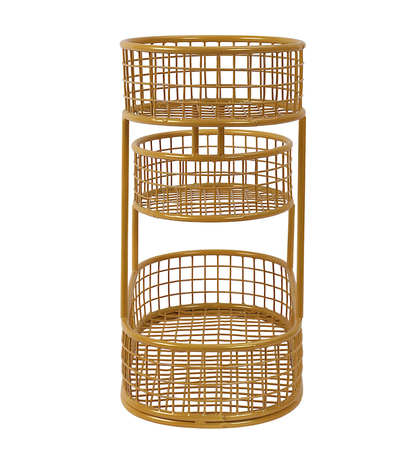 Gold Wired Fruits & vegetable Basket