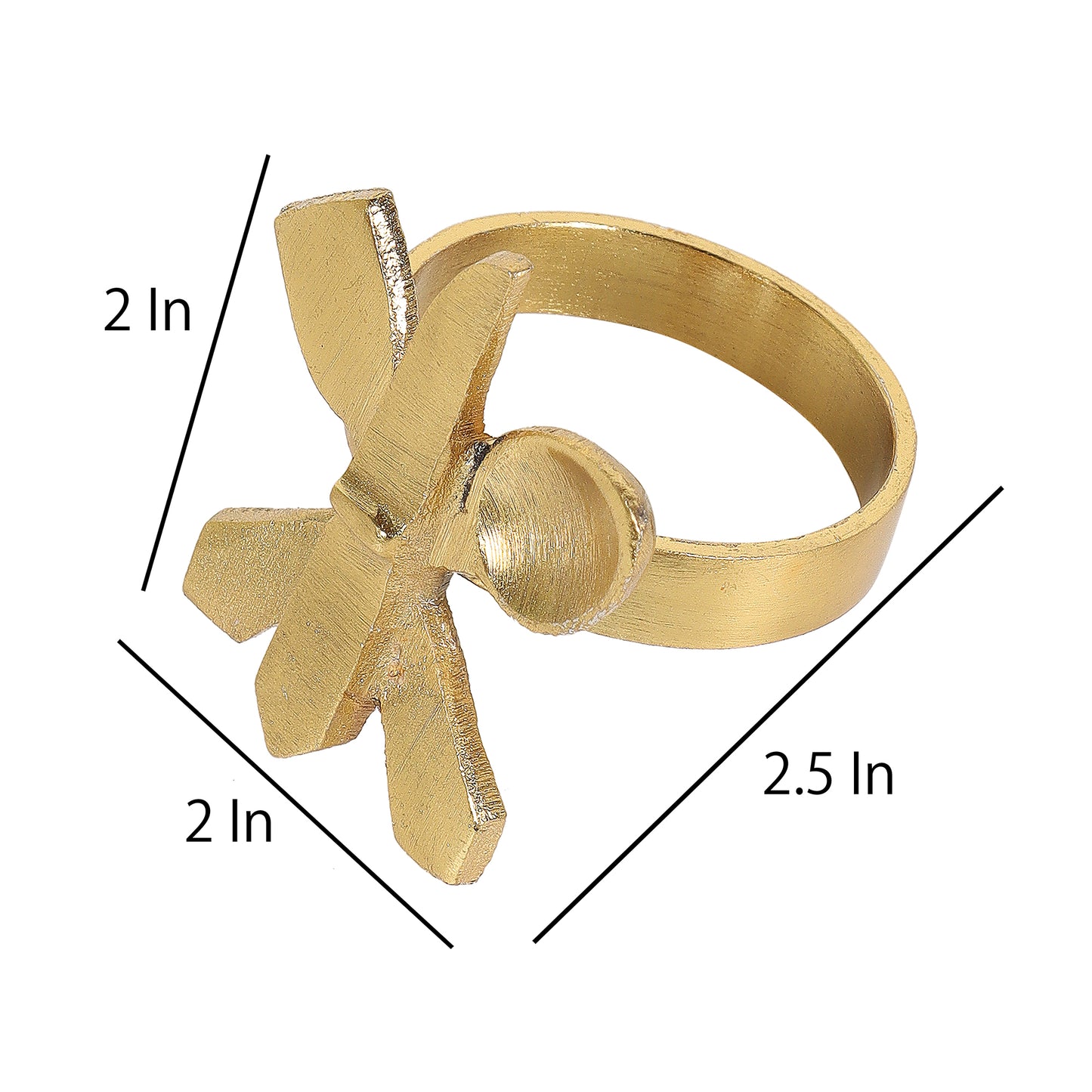 Fork-Knife-Spoon Napkin RIng Set of 6