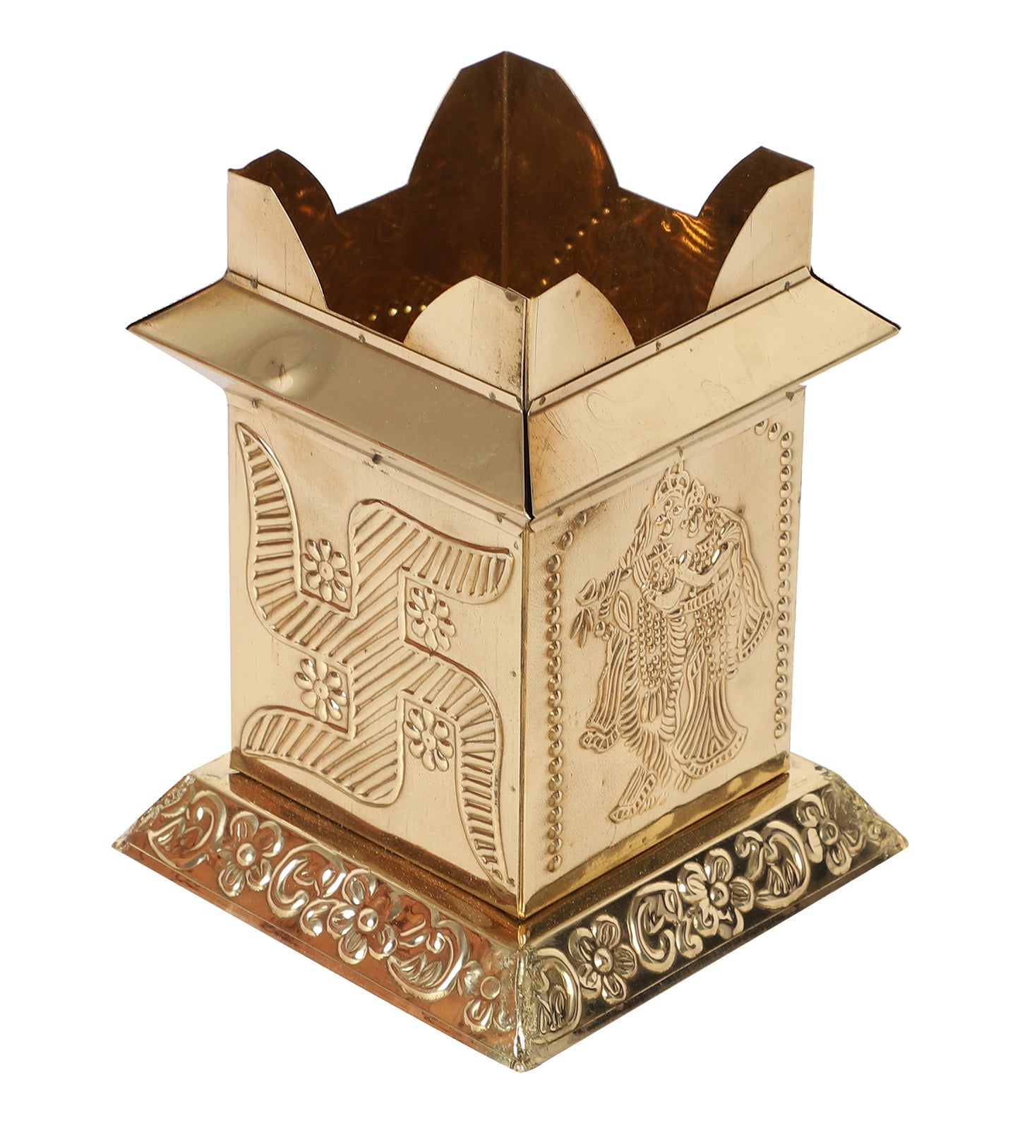 Brass Tulsi Pot