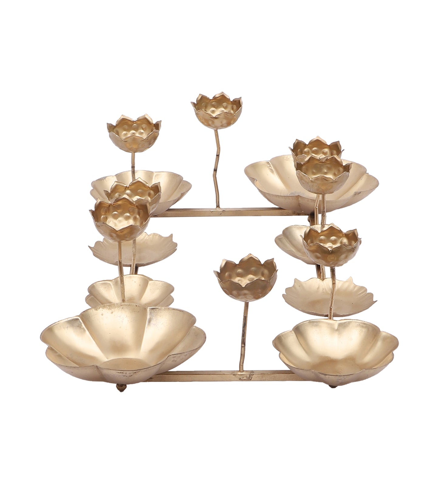 Metal Big Rangoli Urli Single