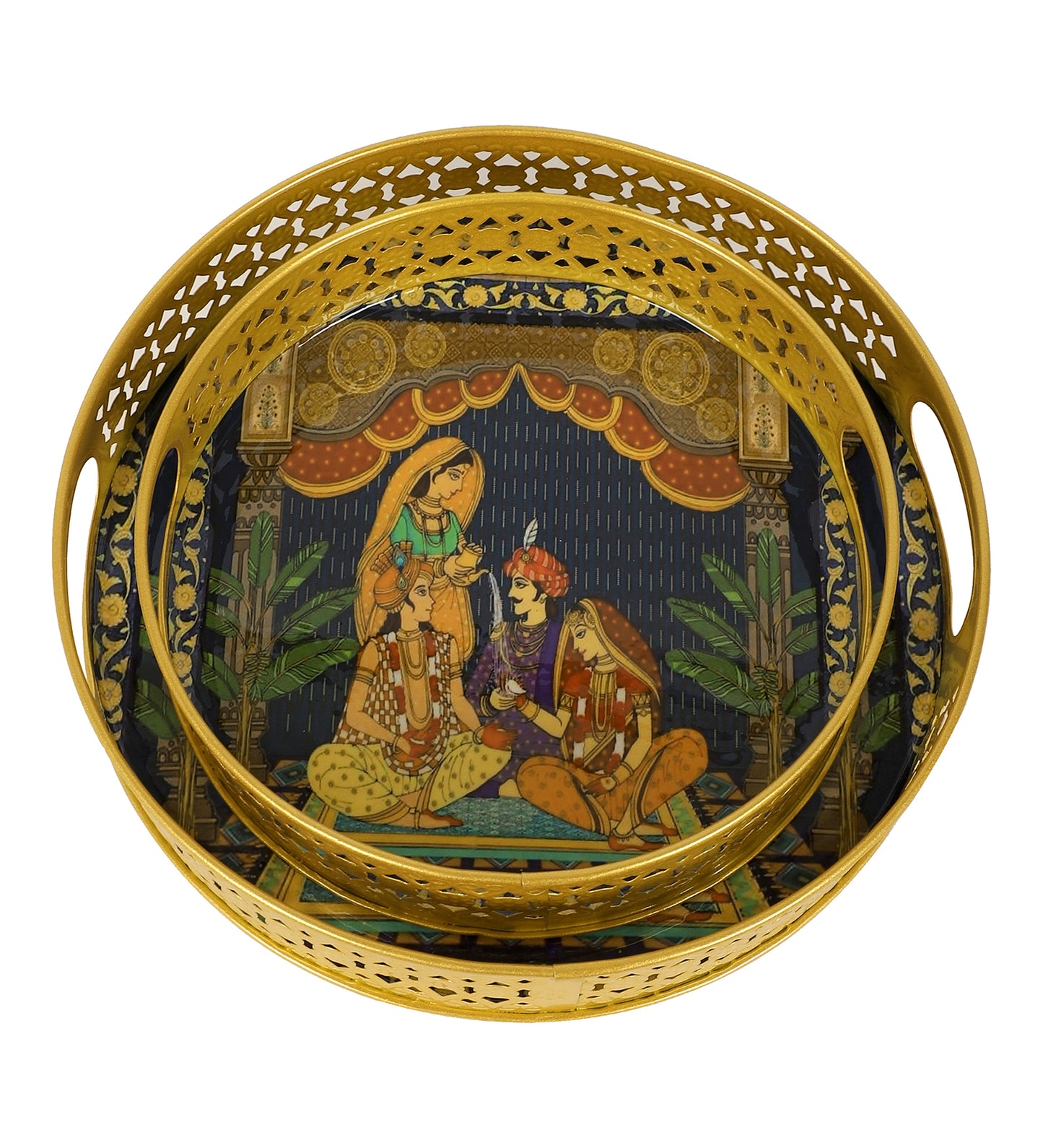Wedding Design Tray Set of 2