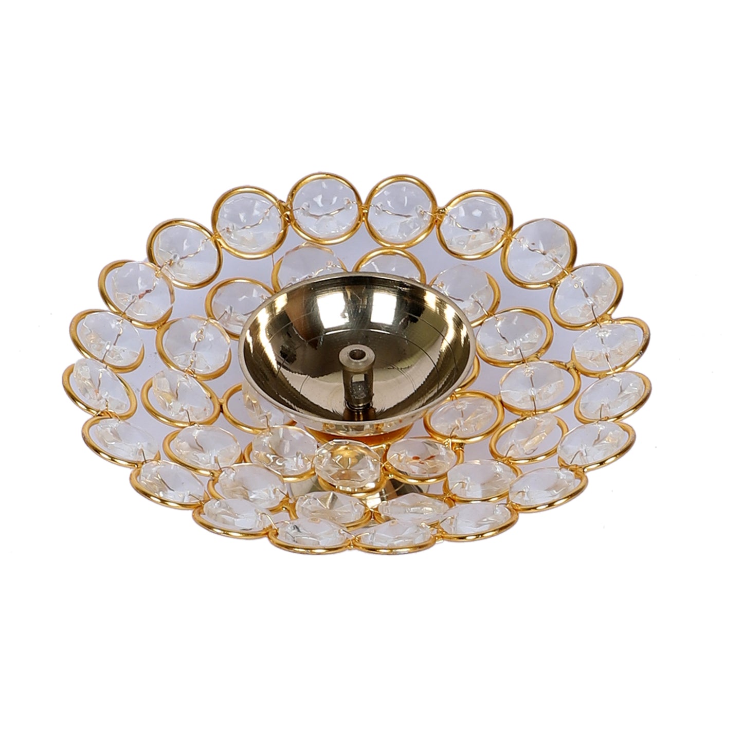 Crystal Brass Dia Set of 2