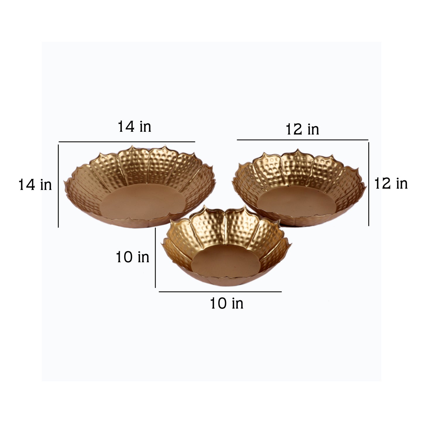 Sunflower Urli Set of 3