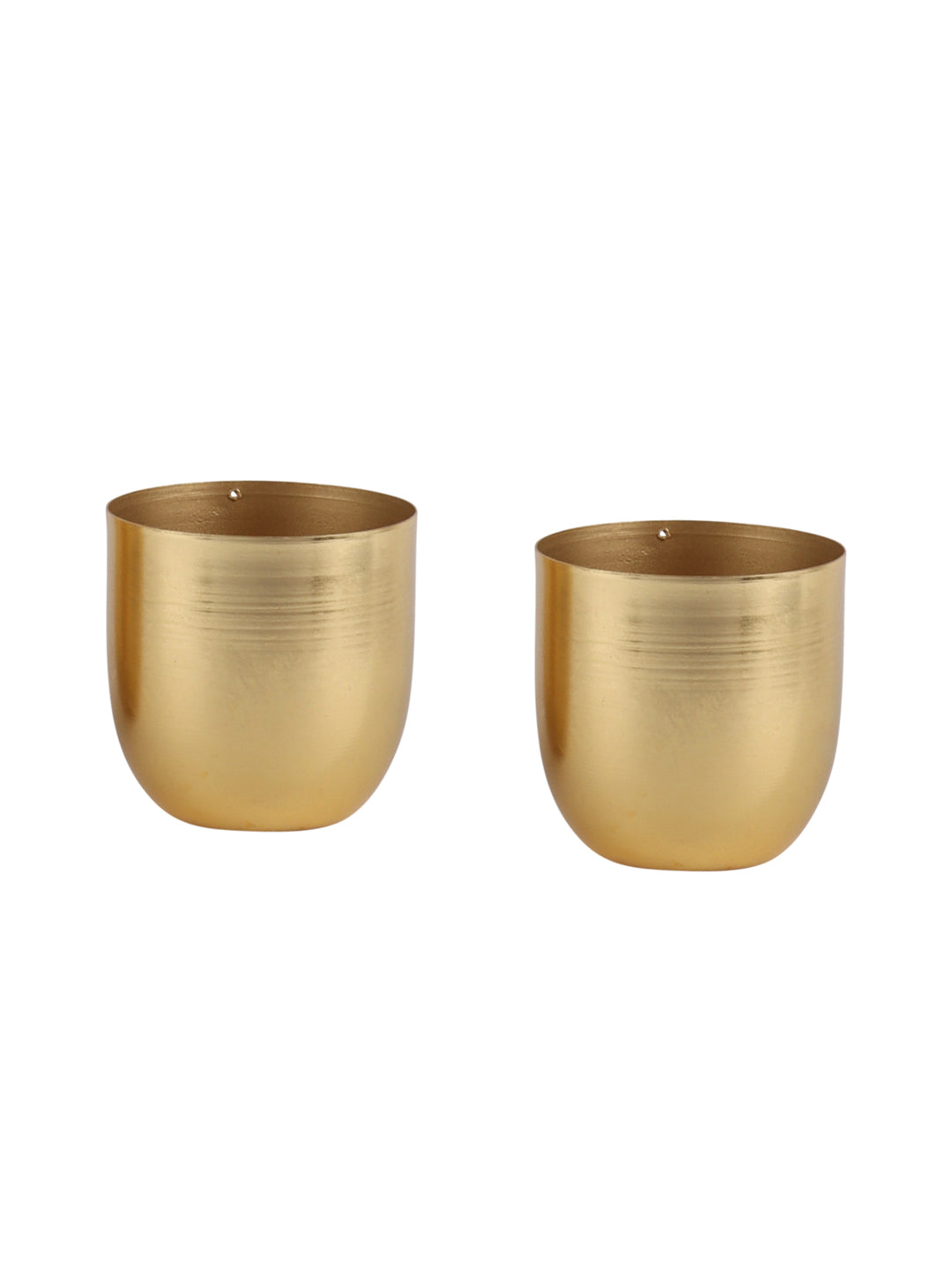 Gold Small Plating Planter Set of 2