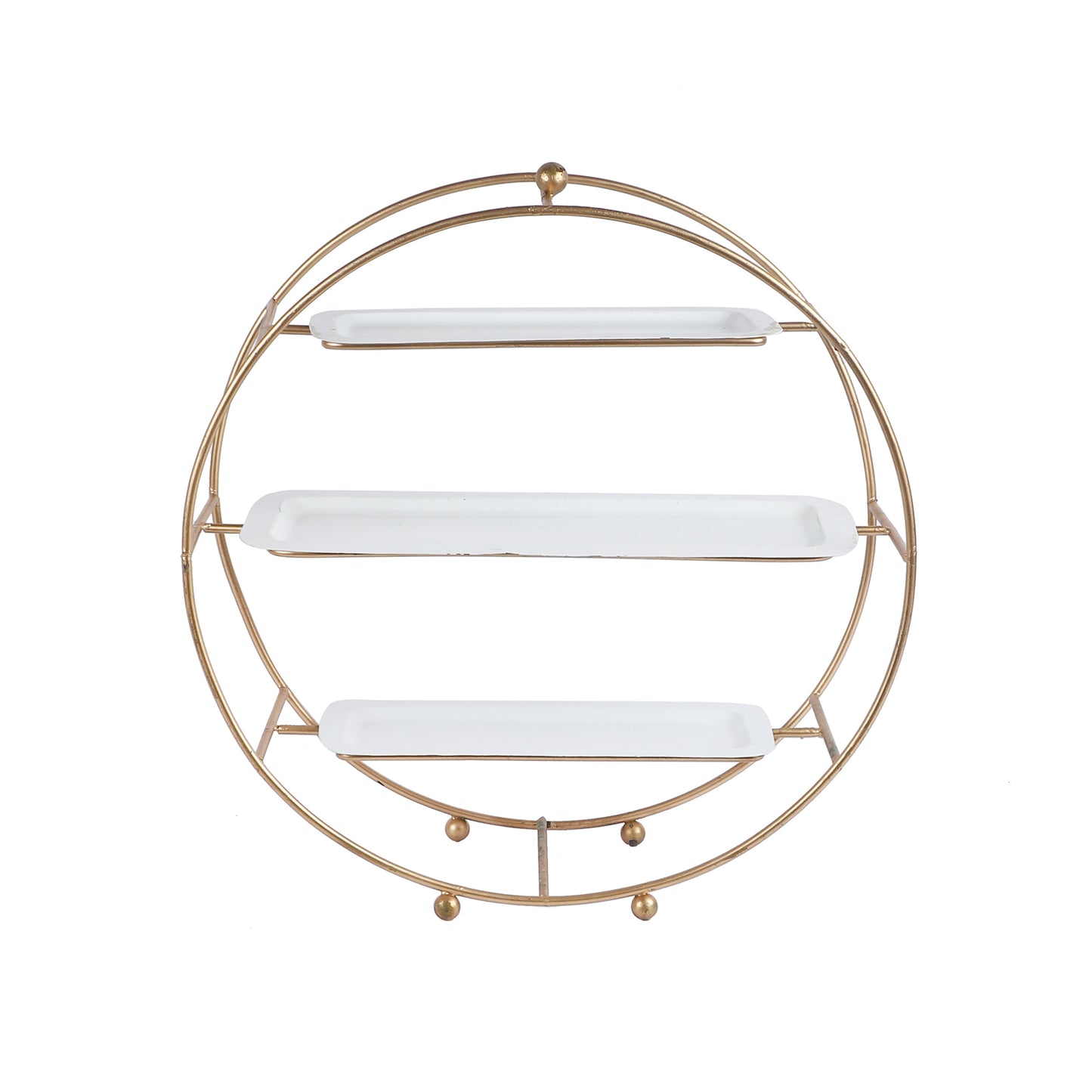 Three Tier Metal Buffet Platter