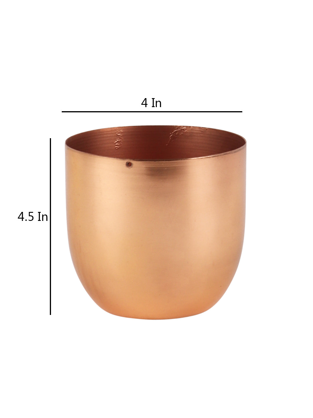 Copper Small Plating Planter Set of 2