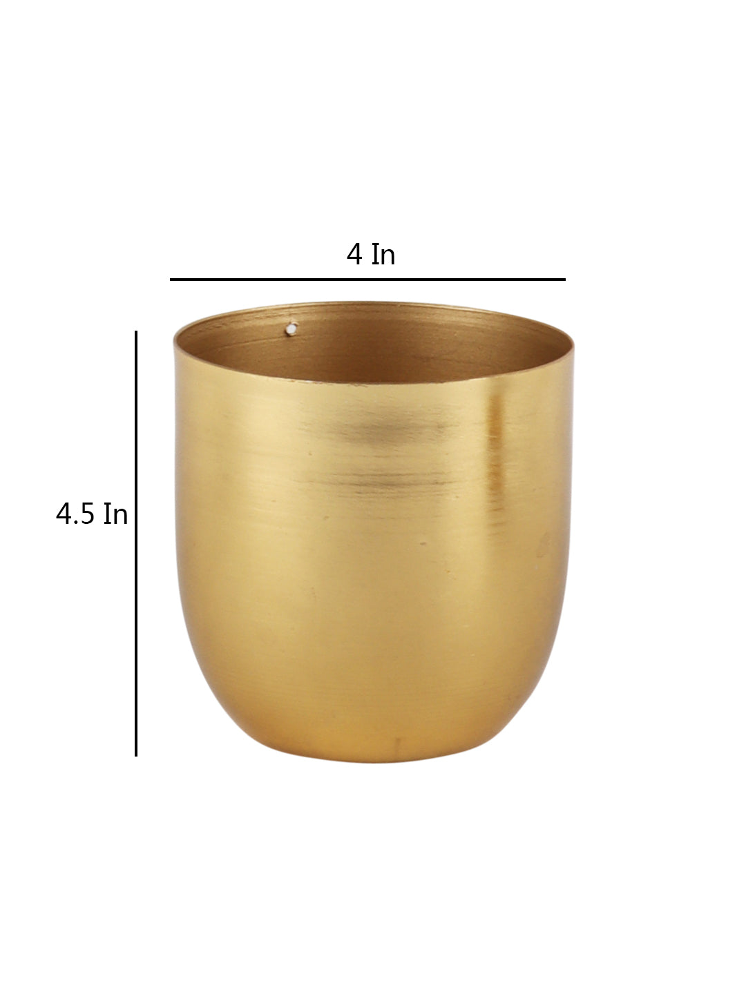 Gold Small Plating Planter Set of 2