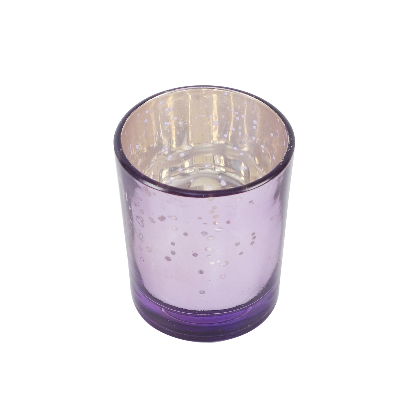 Purple Glass Votive Set of 4