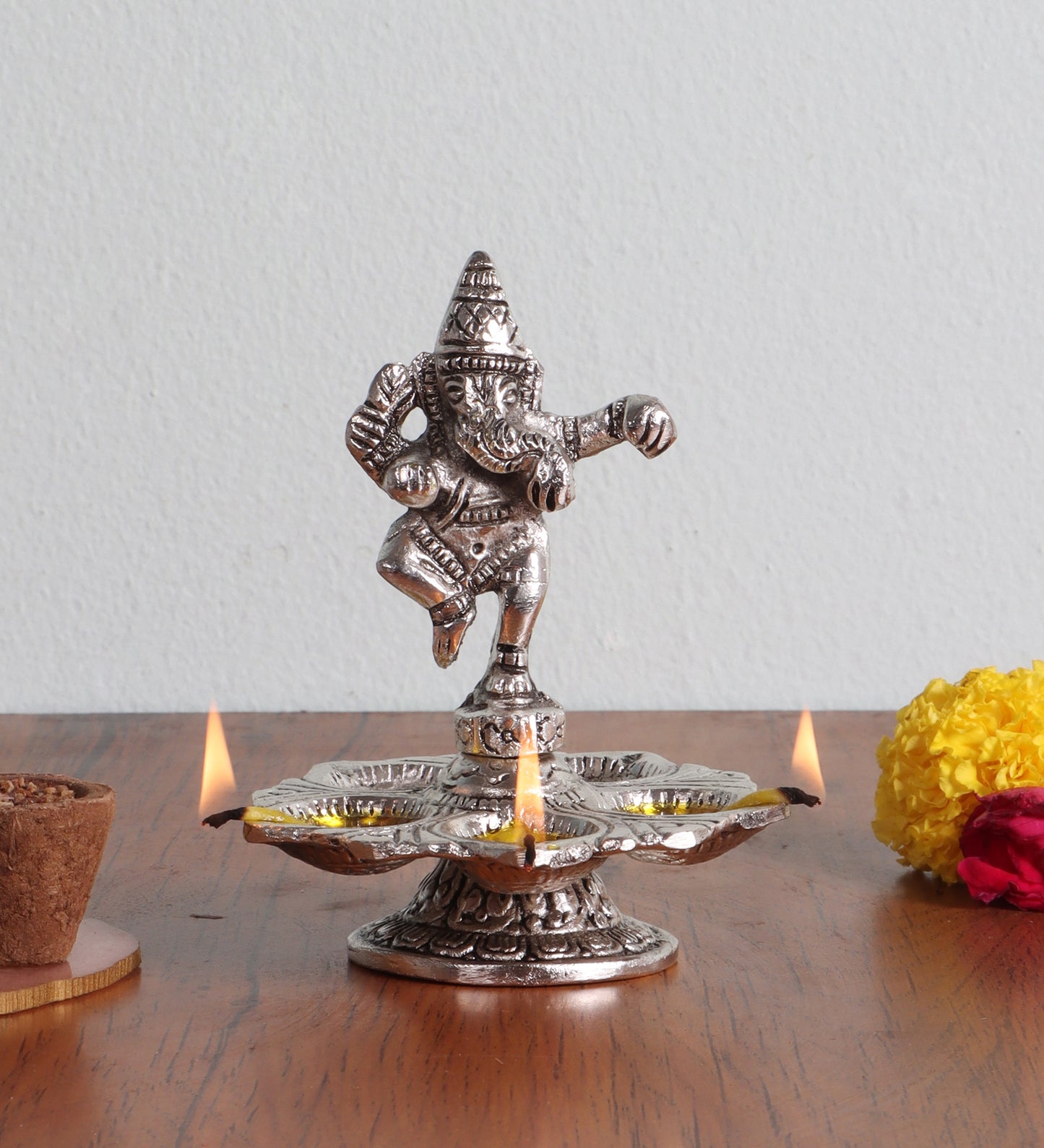 Silver Ganesh Jyot