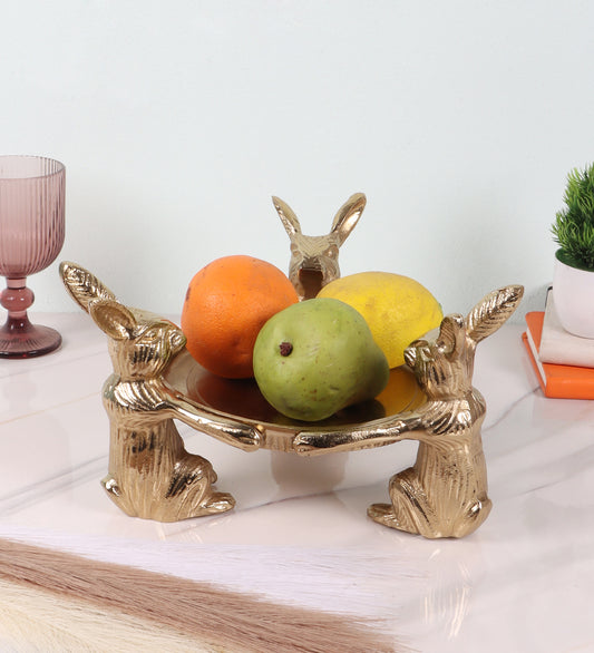 Rabbit aluminium Food platter