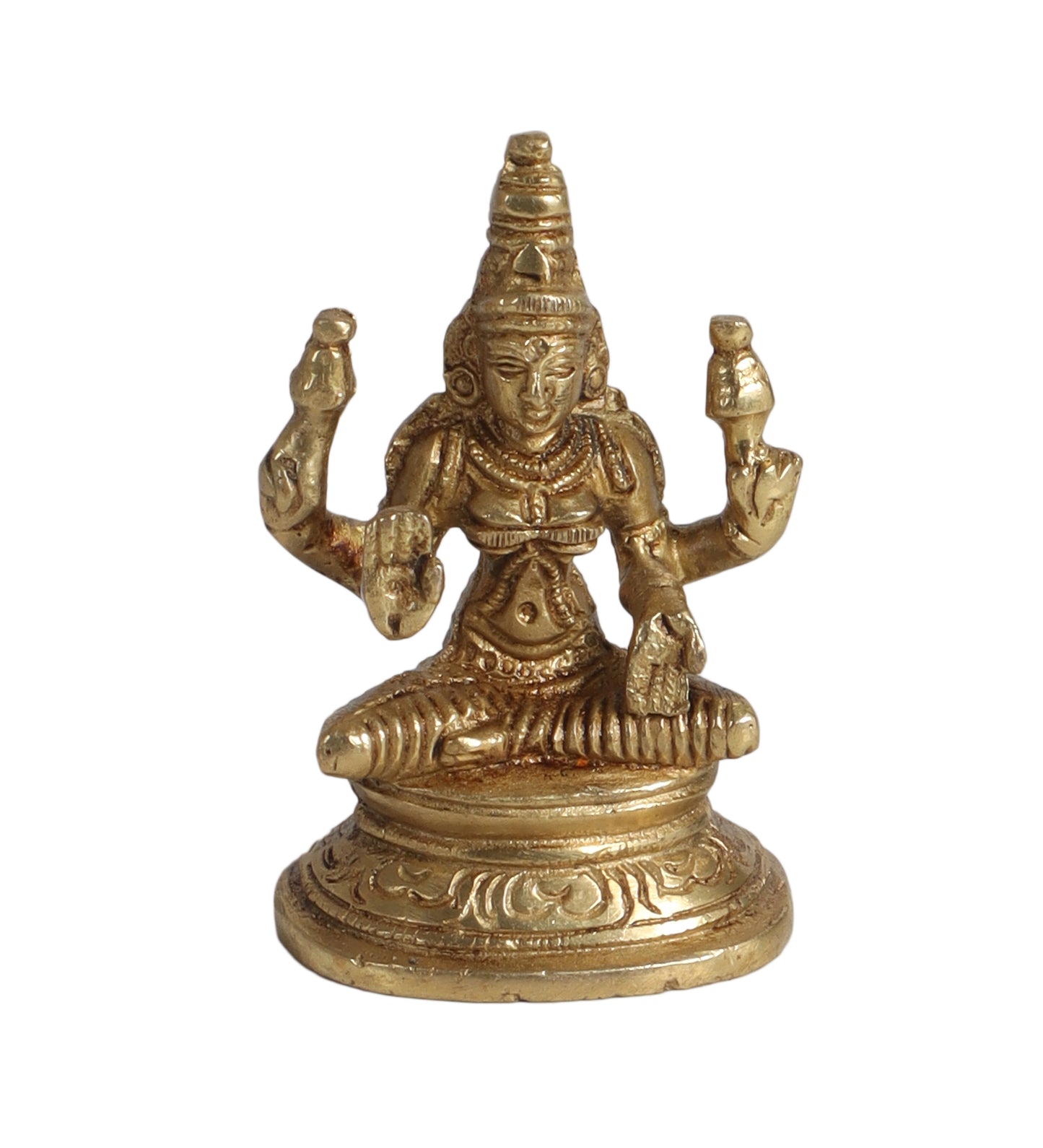 Brass Laxmi Ganesh & Saraswati Idol