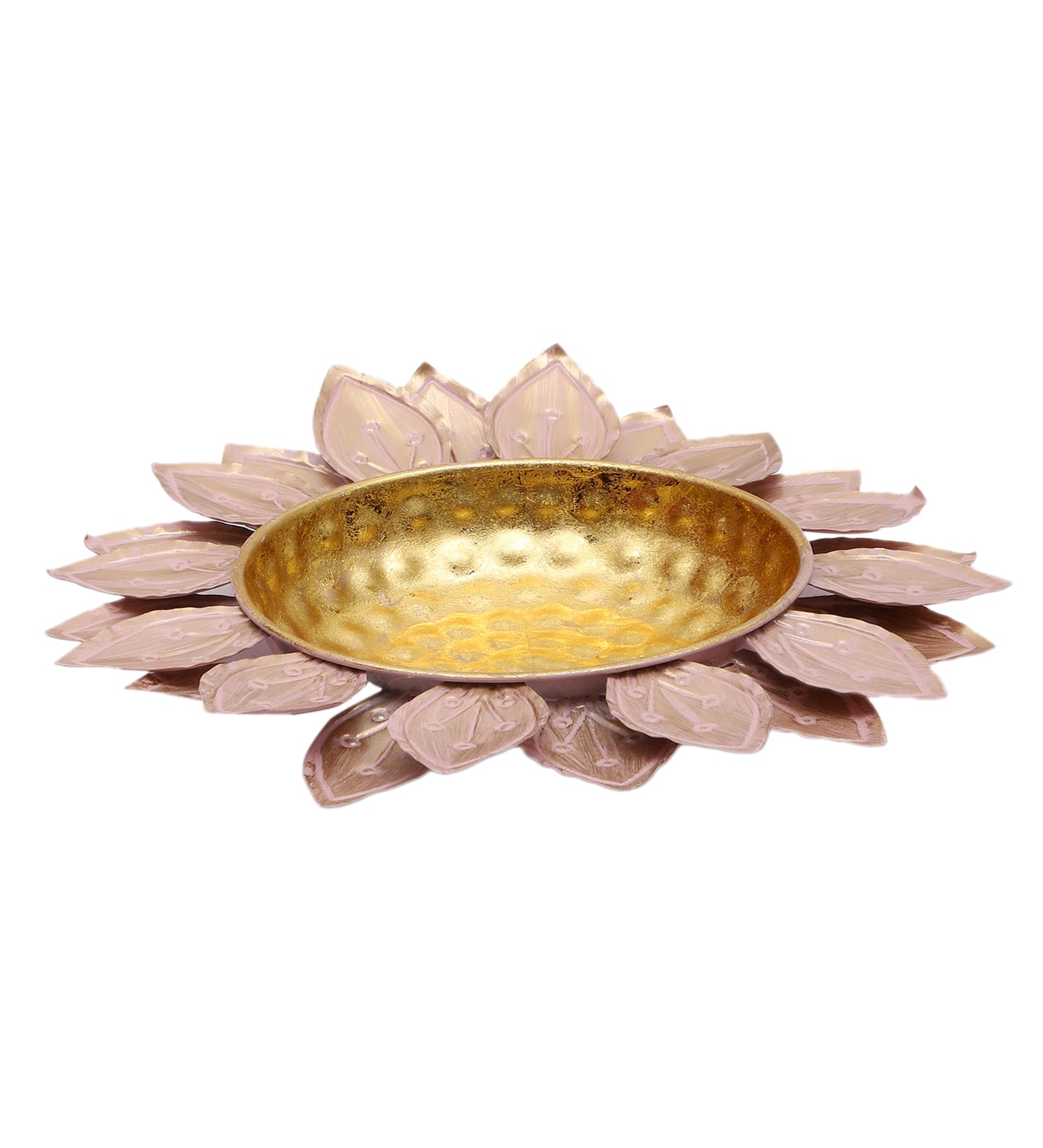 Pink Flower Cut Urli