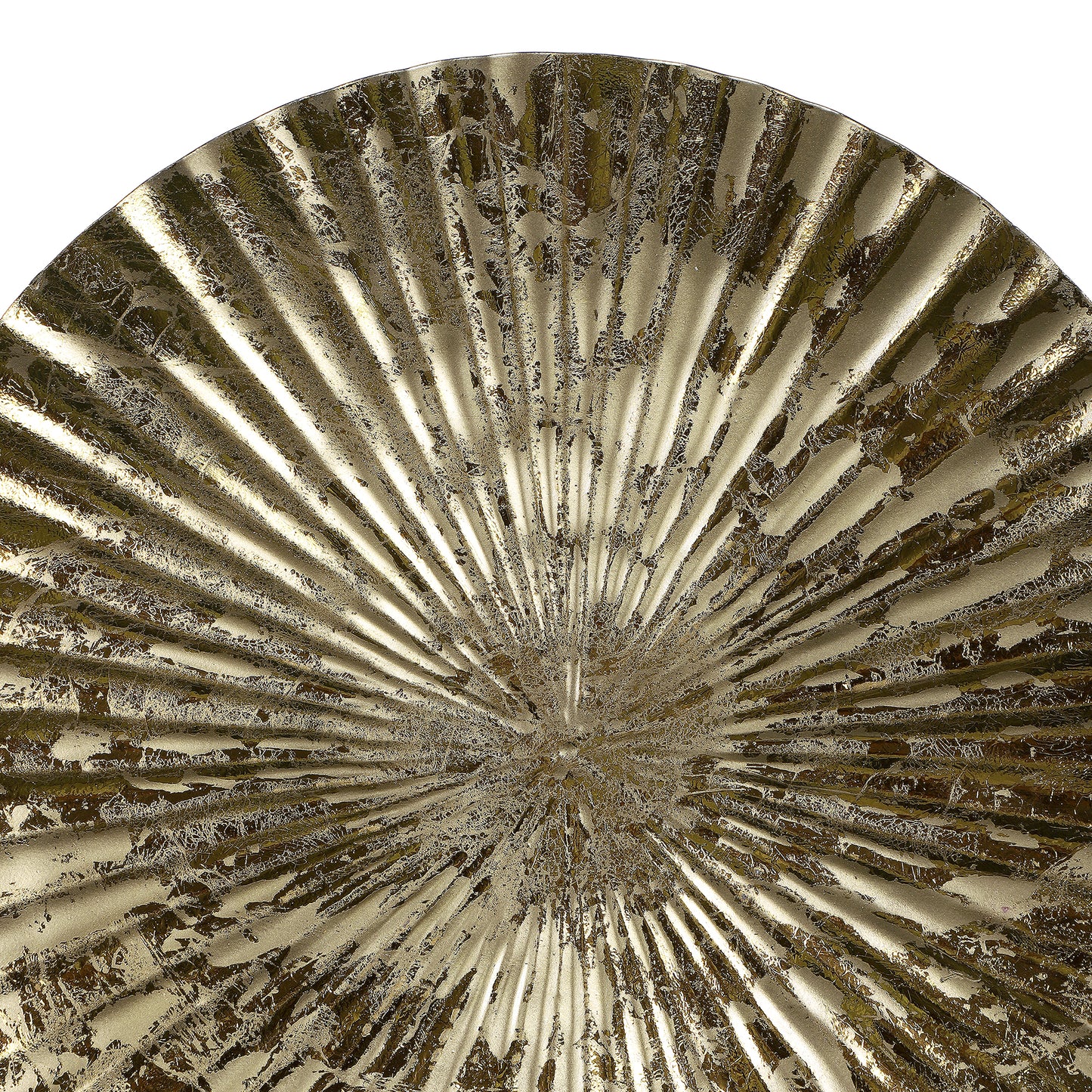 Gold Foil Hammered Wall Décor Set of 3