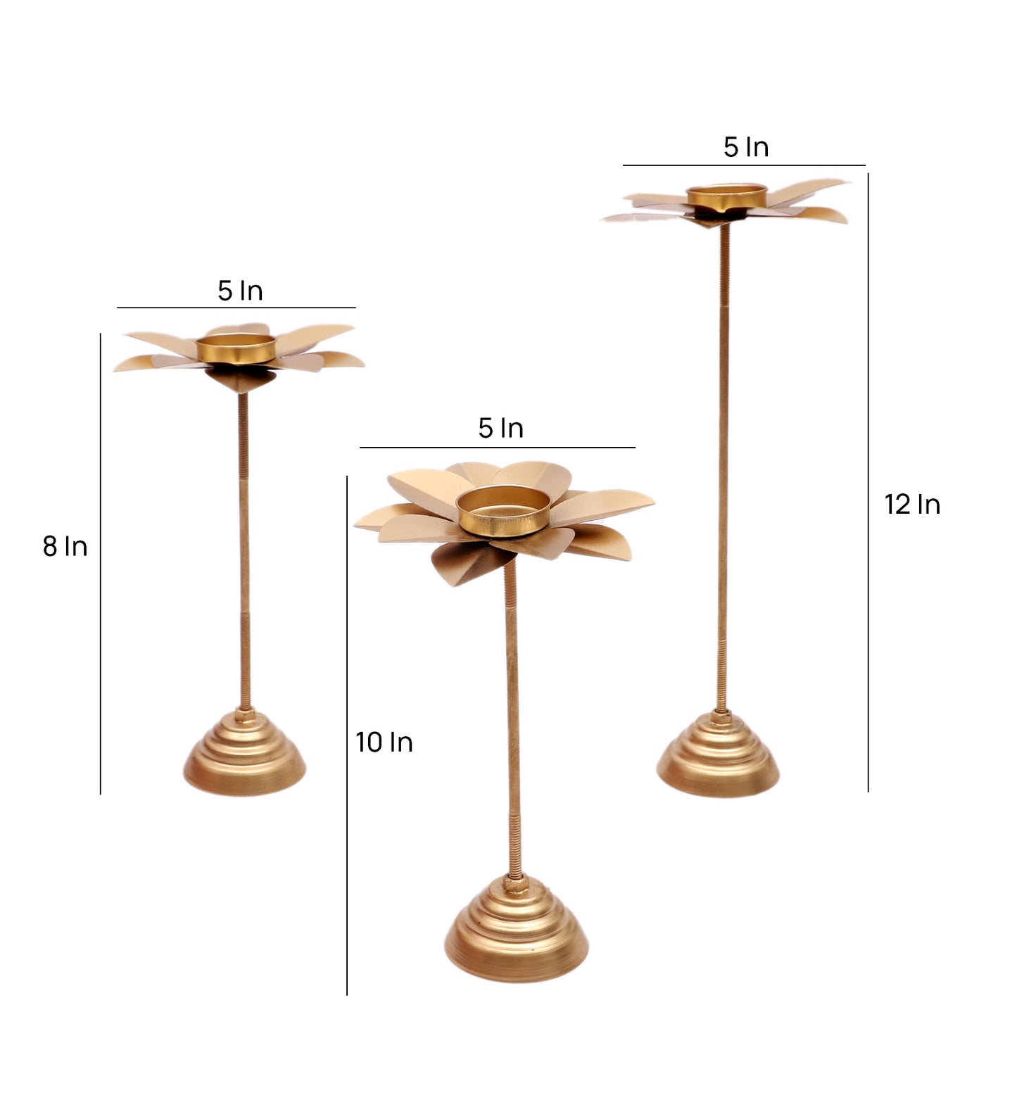 Small Flower Detachhable Set of 3