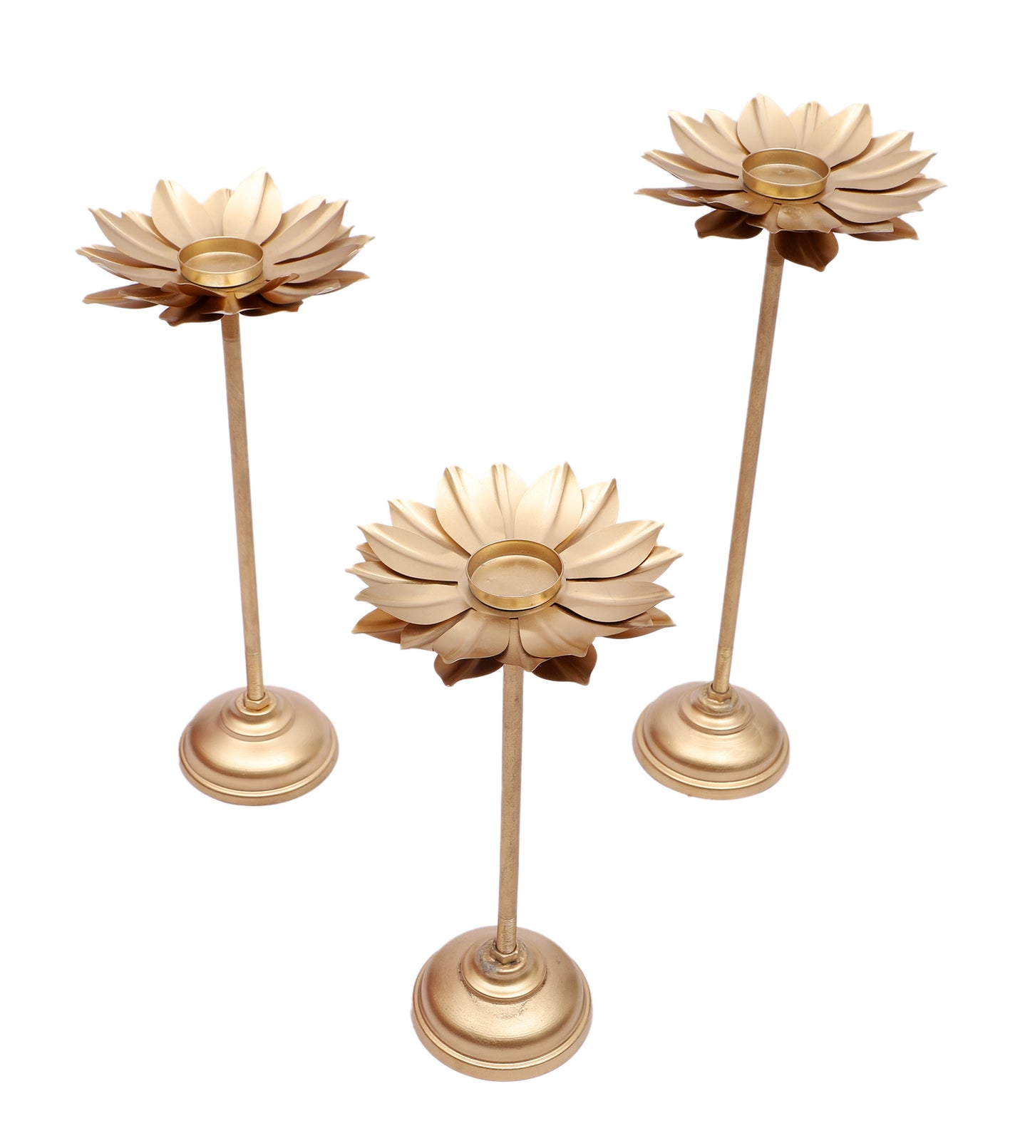 Six Flower Tealight Set of 3