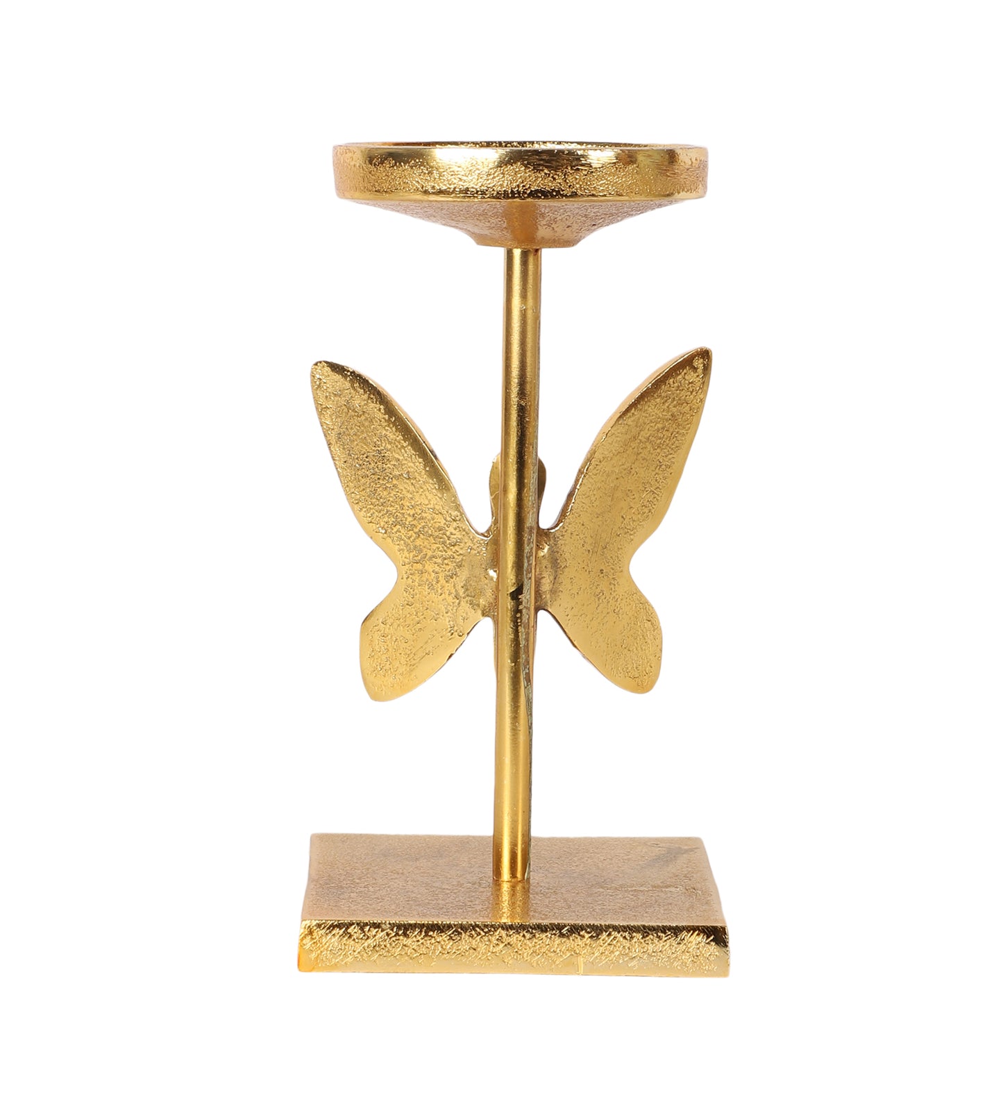 Aluminium Butterfly Candle Stand Set of 2