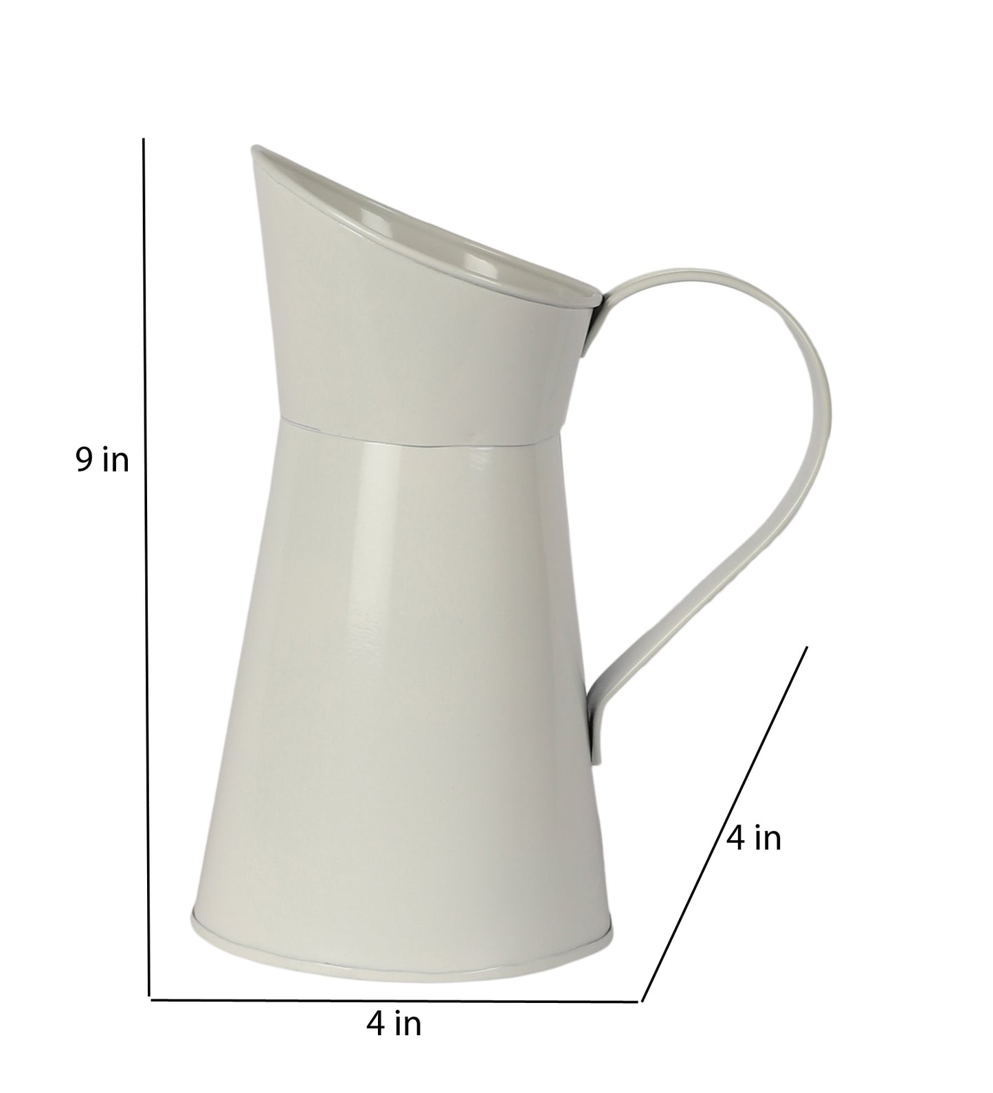 White Jug Pot Planter Set of 2