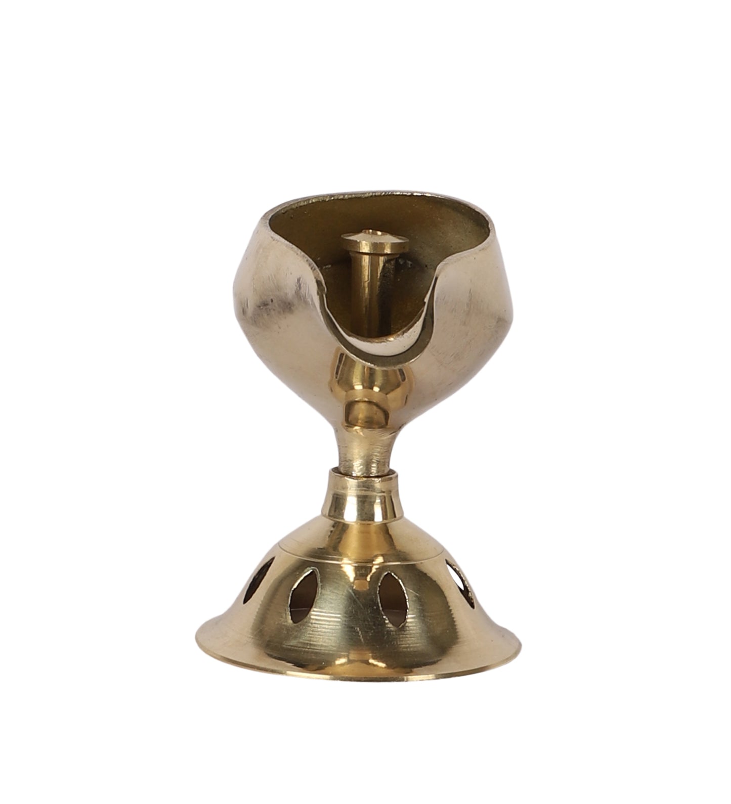 Lamp Shape Brass Akhand Dia