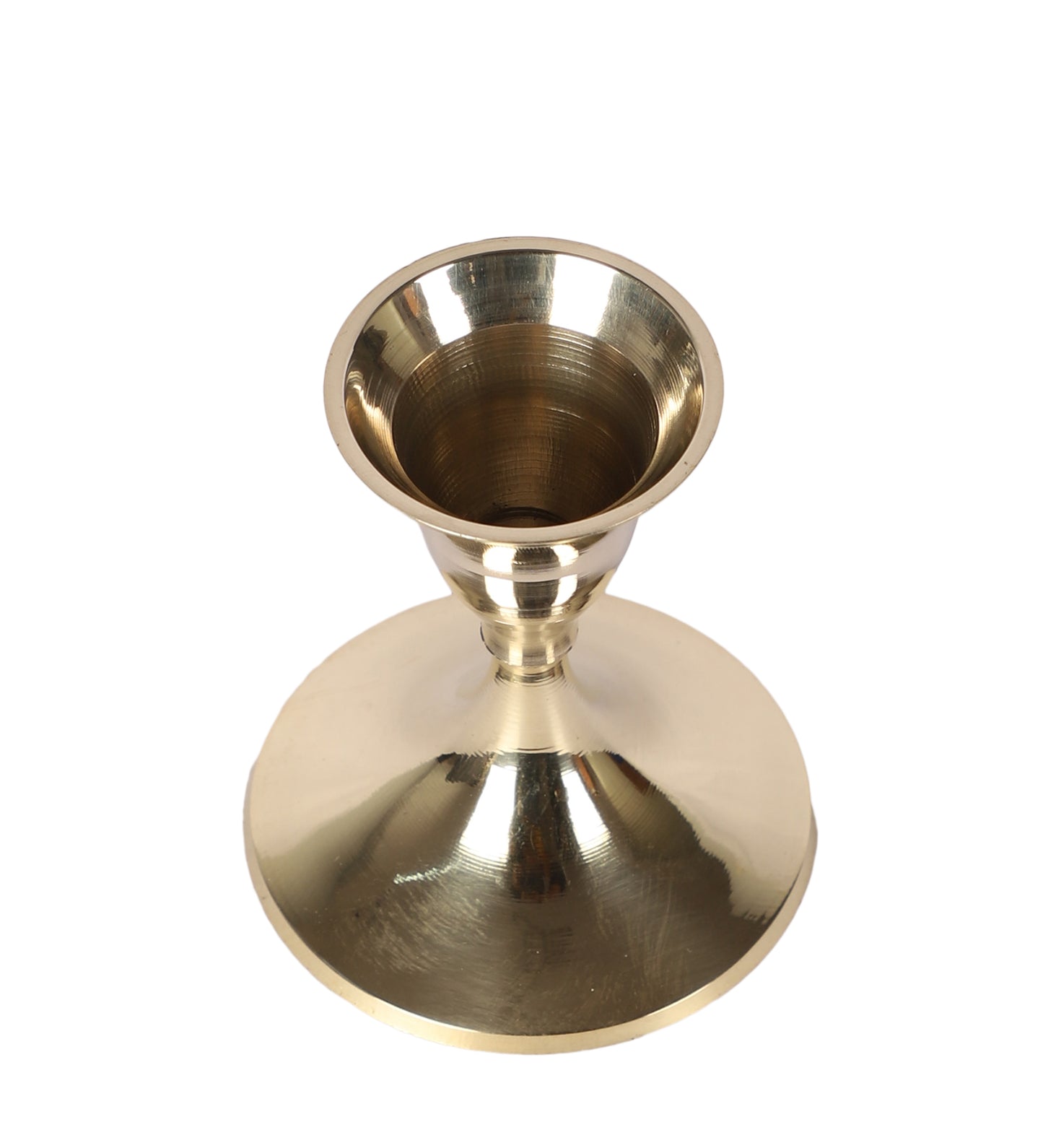 Small Brass Candle Stand Set of 2