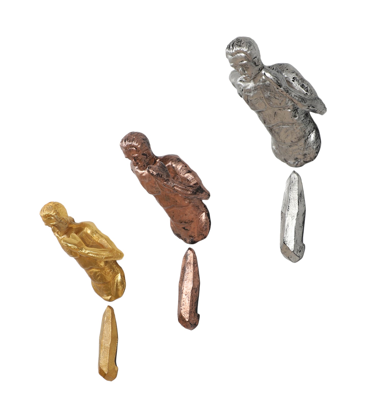 Running Men Wall Decor Set of 3