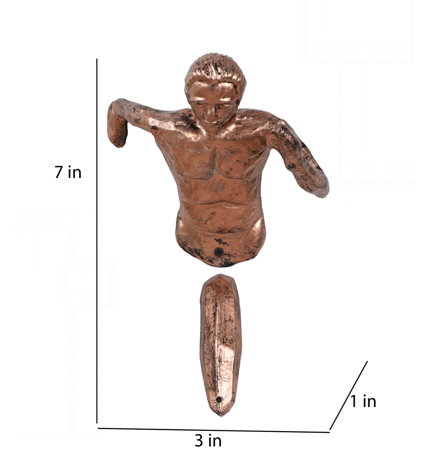 Running Men Wall Decor Set of 3