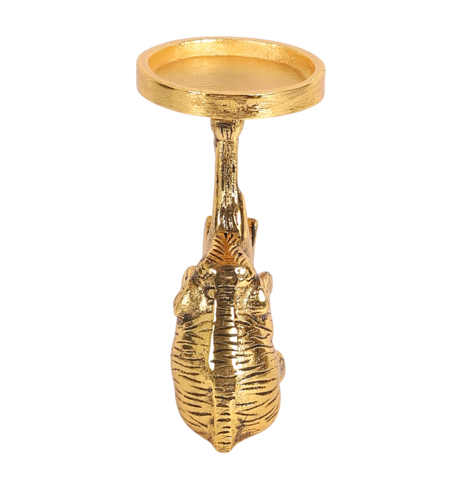 Elephant  ALuminum Candle Stand
