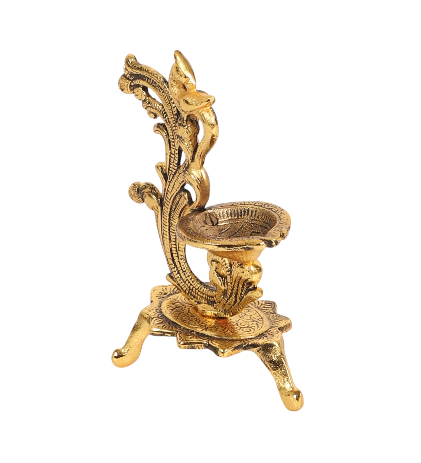 Gold ALuminum Peacock Dia