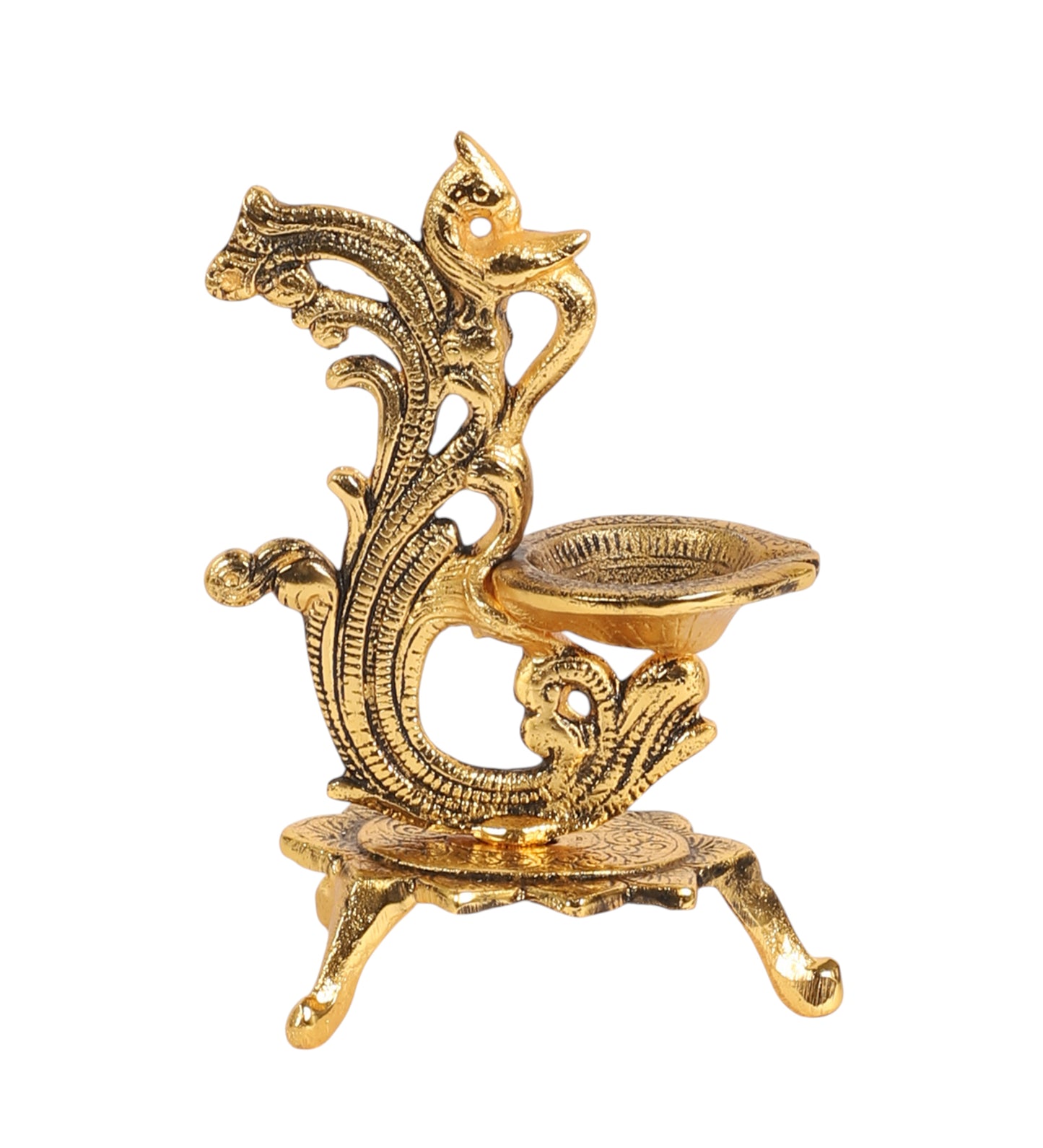 Gold ALuminum Peacock Dia