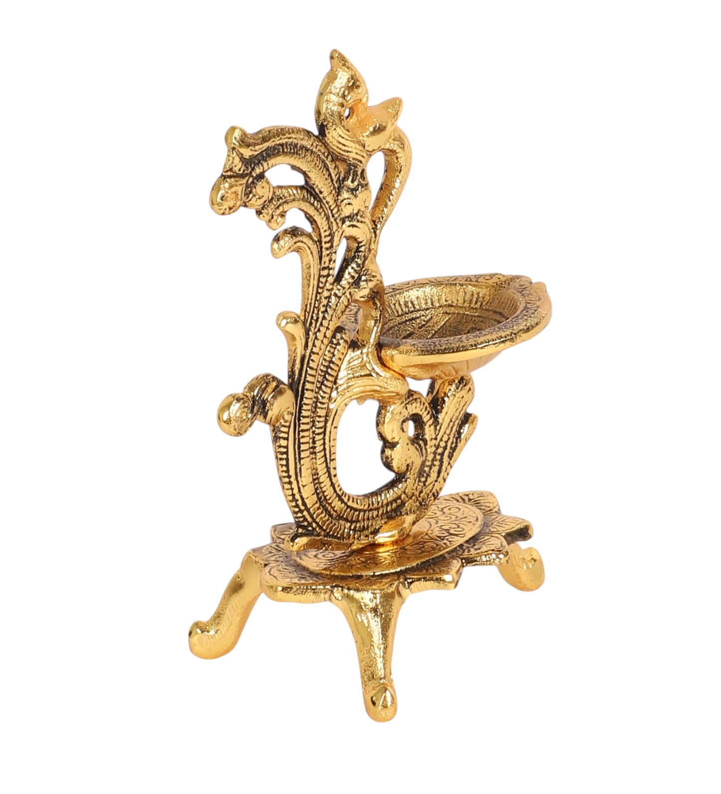 Gold ALuminum Peacock Dia