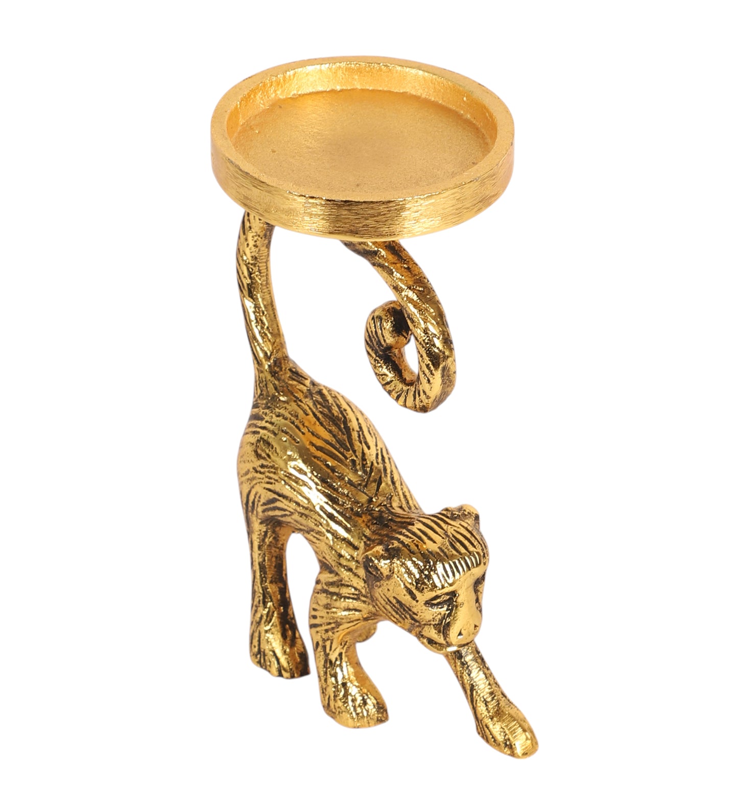 Monkey Aluminum Candle Stand