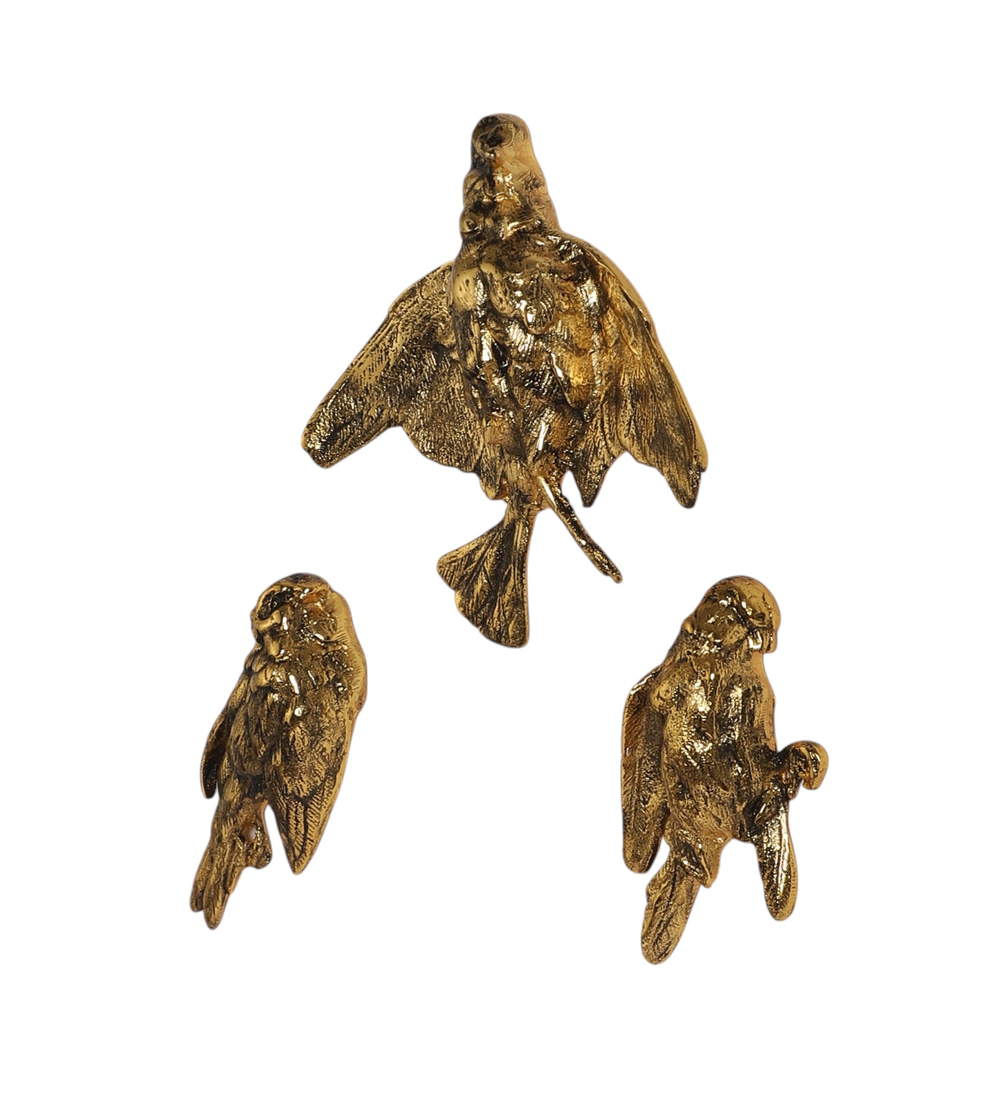Gold Meena Fish Wall Art Set of 6