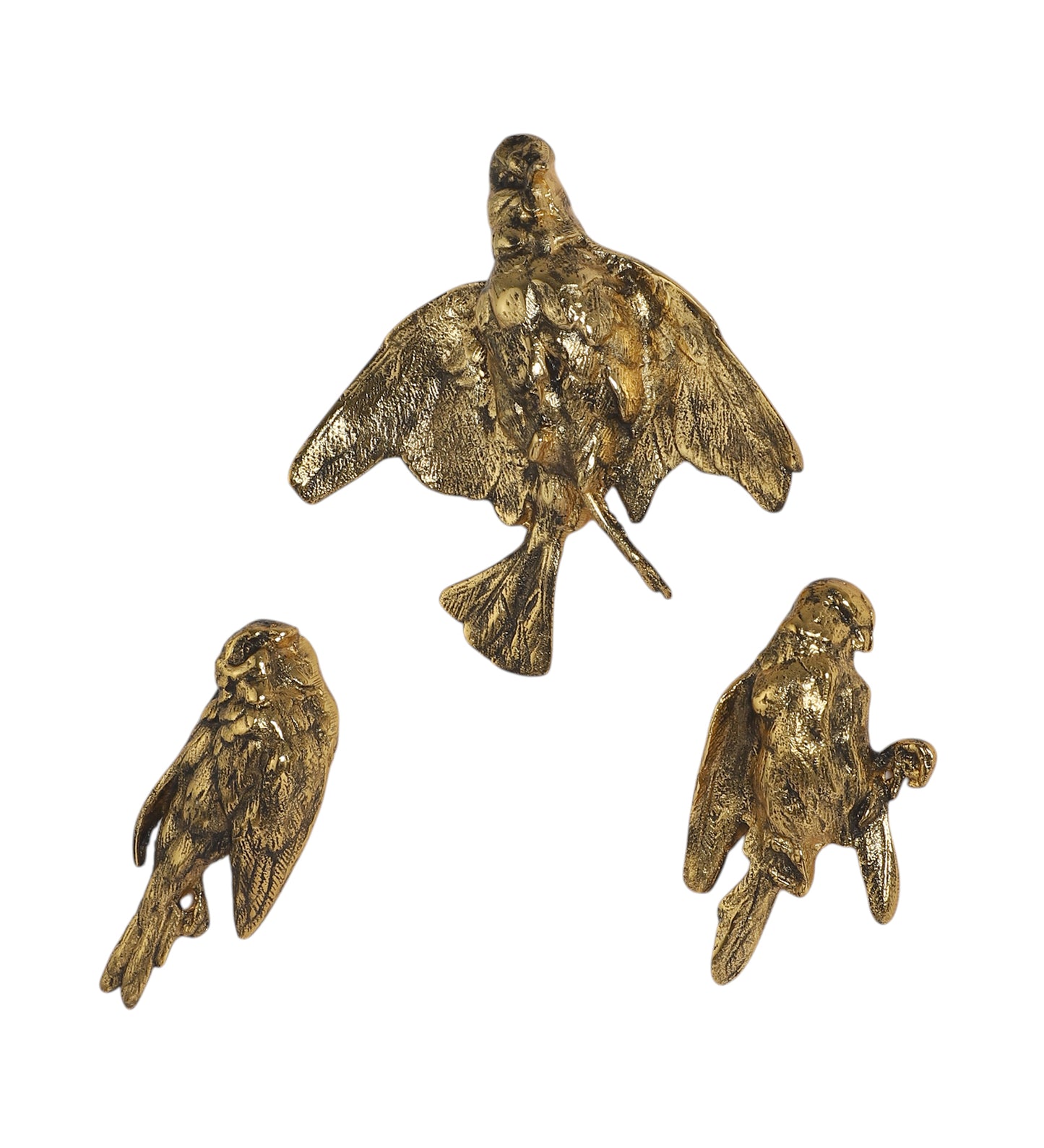 Gold Meena Fish Wall Art Set of 6
