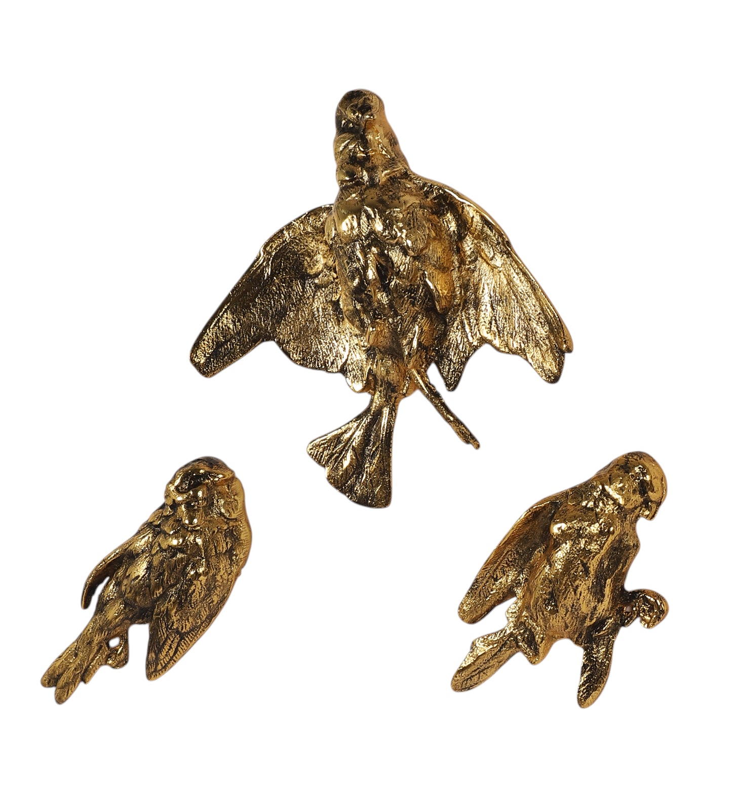 Gold Meena Fish Wall Art Set of 6