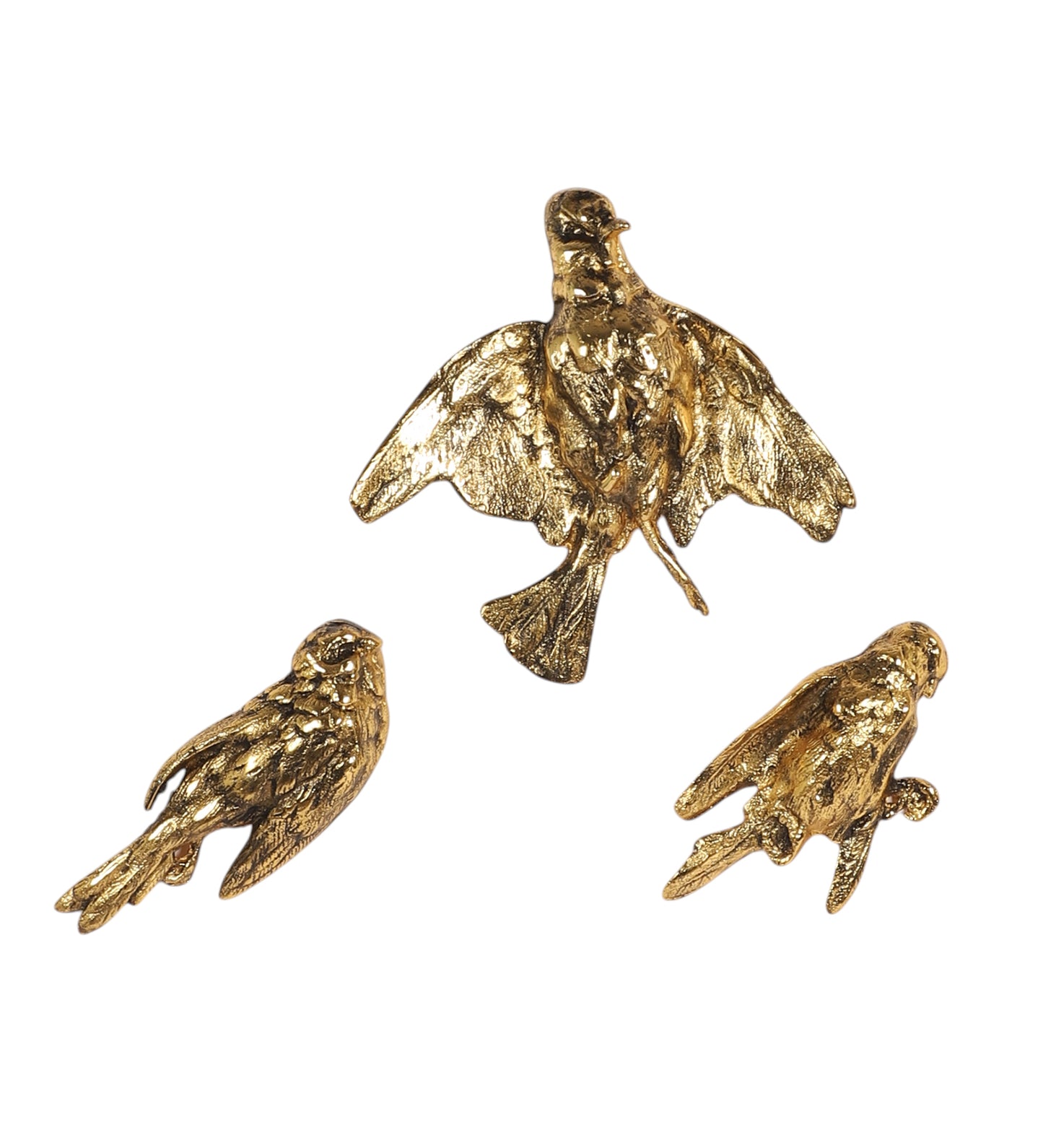 Gold Meena Fish Wall Art Set of 6