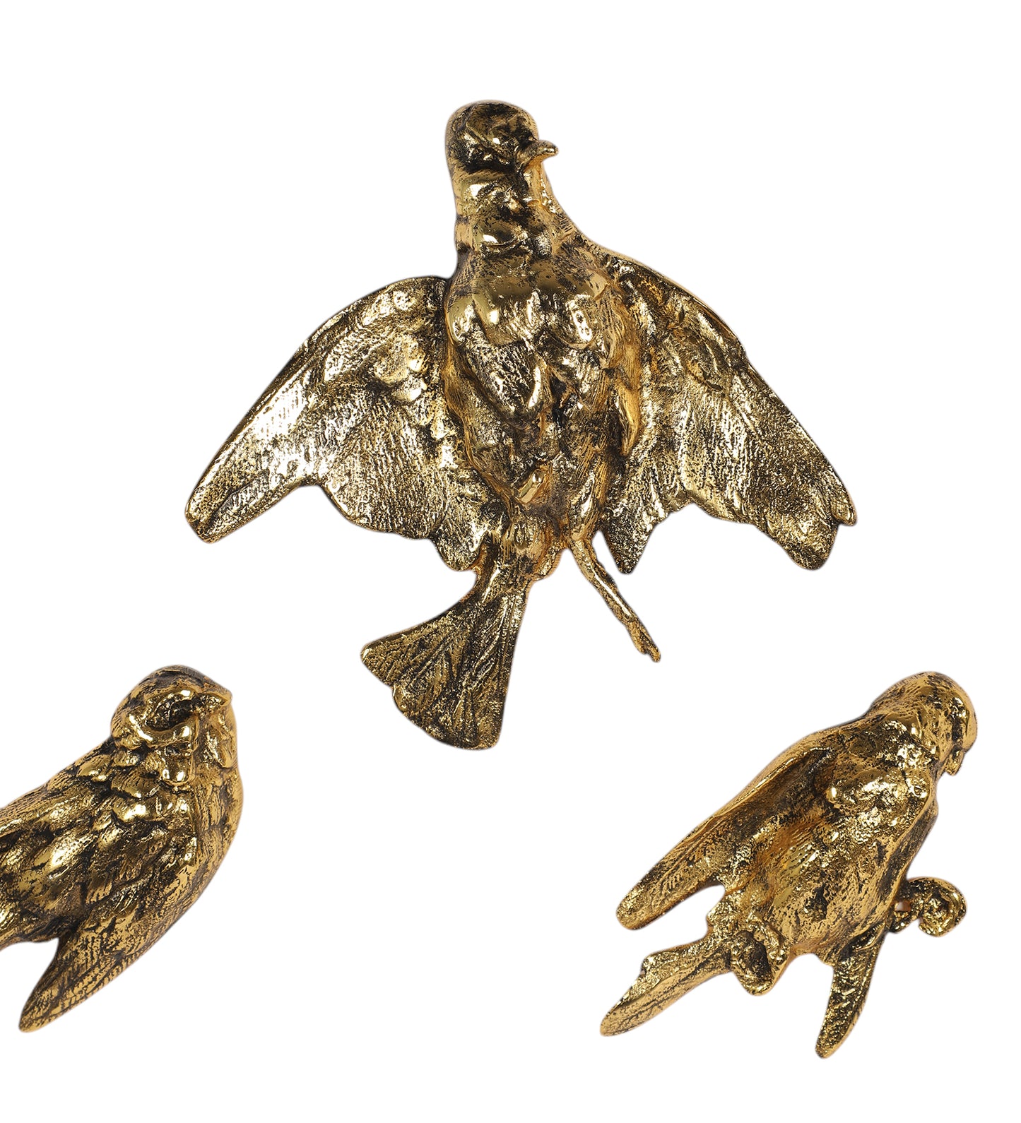 Gold Meena Fish Wall Art Set of 6