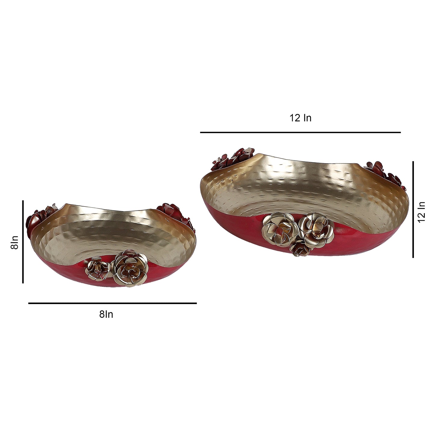 Red rose Hammer URli Set of 2
