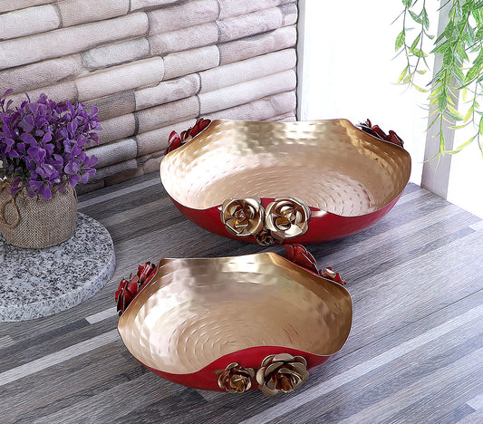 Red rose Hammer URli Set of 2