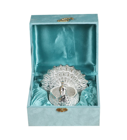 Peacock Aluminium Candle Stand