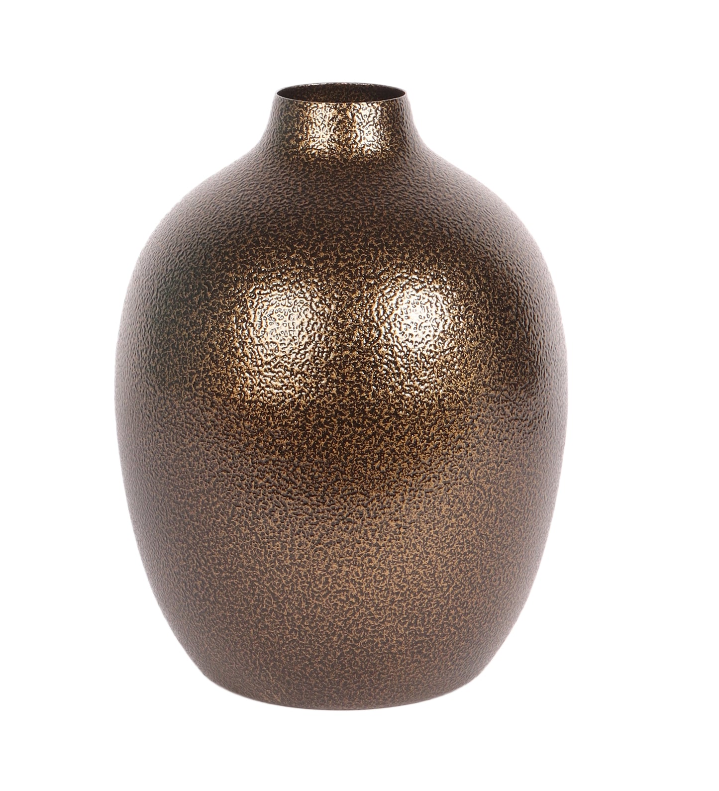 Gold Textured Flower Pot Set of 2