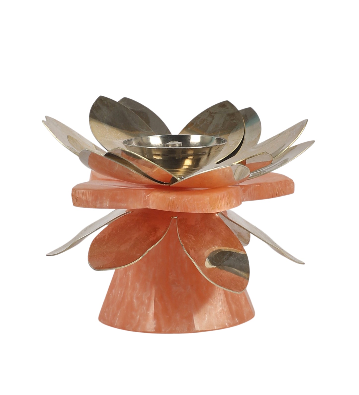 Resin & Steel Pink Diya