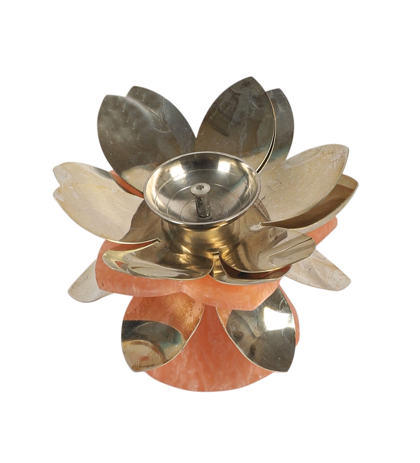 Resin & Steel Pink Diya