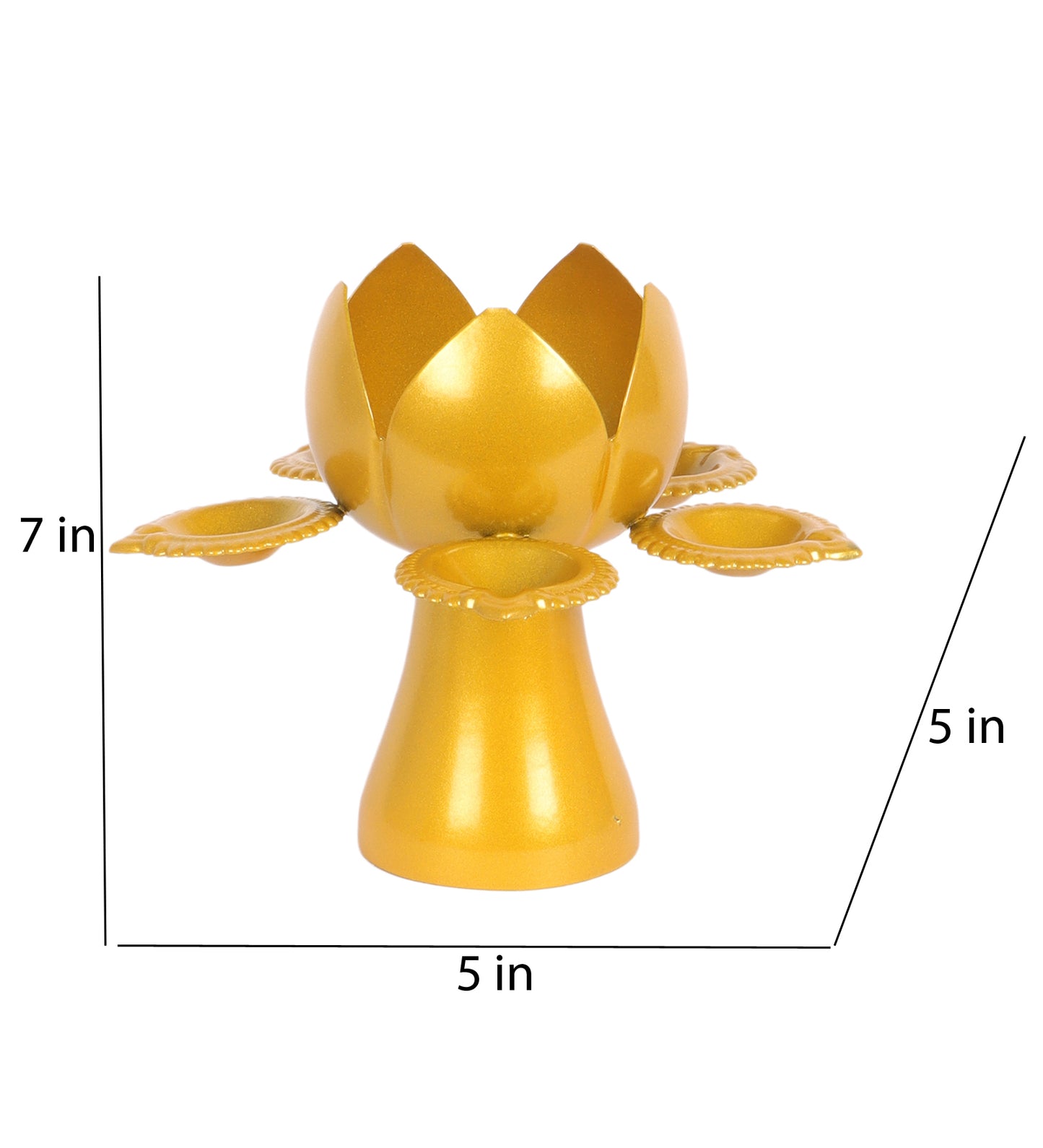 Gold Lotus  Lotus Tealight Holder Set of 2