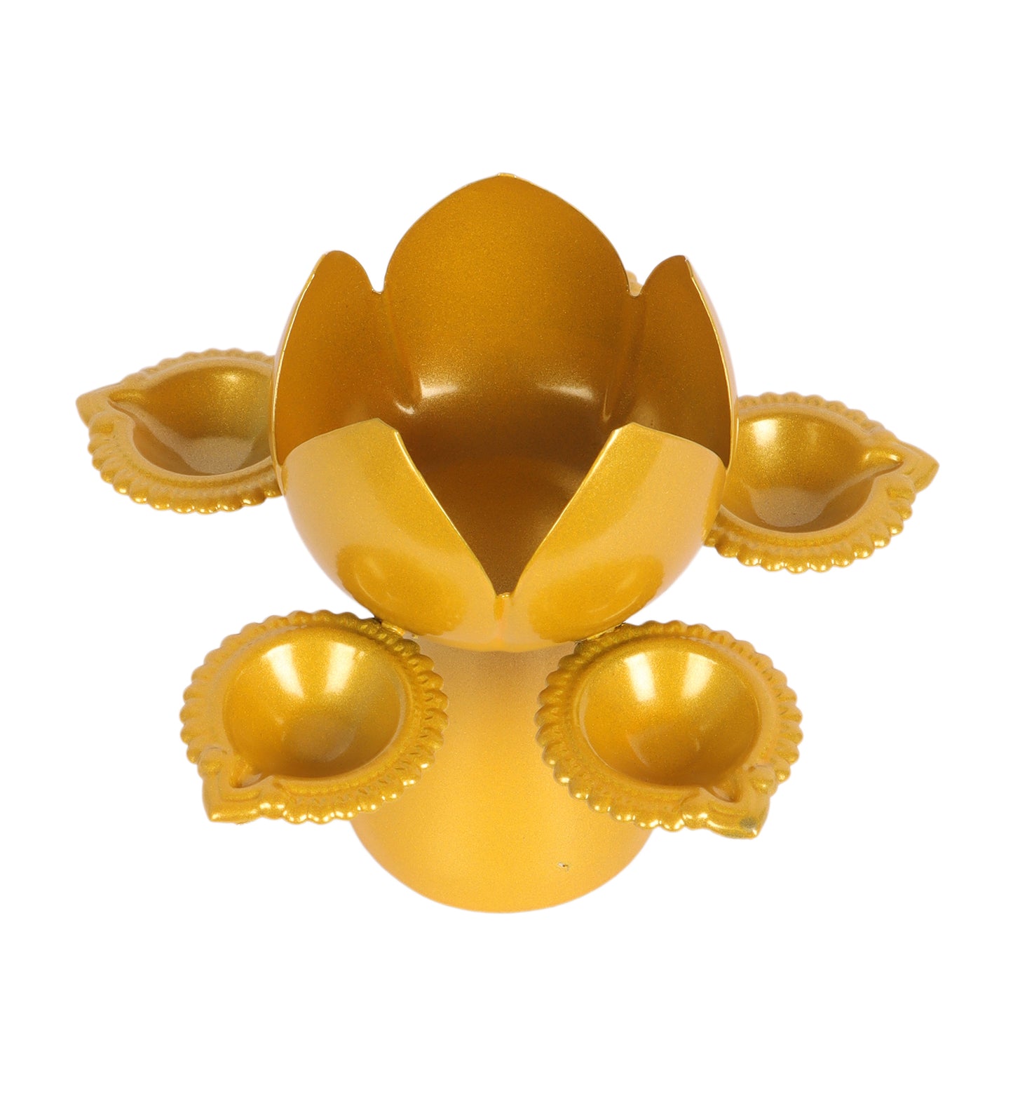 Gold Lotus  Lotus Tealight Holder Set of 2